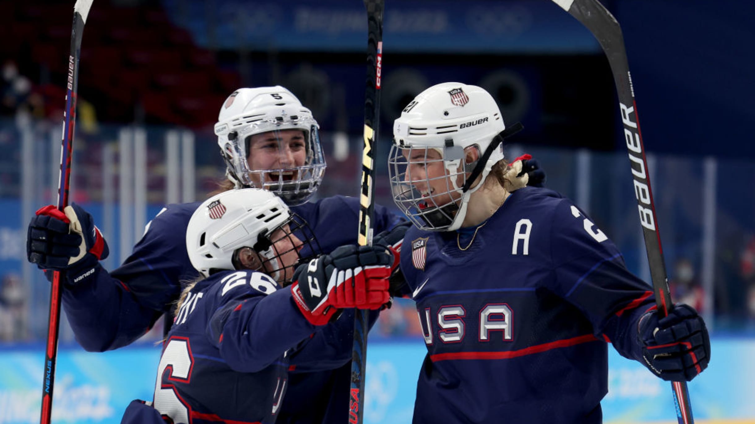 Olympics hockey. Finland USA.