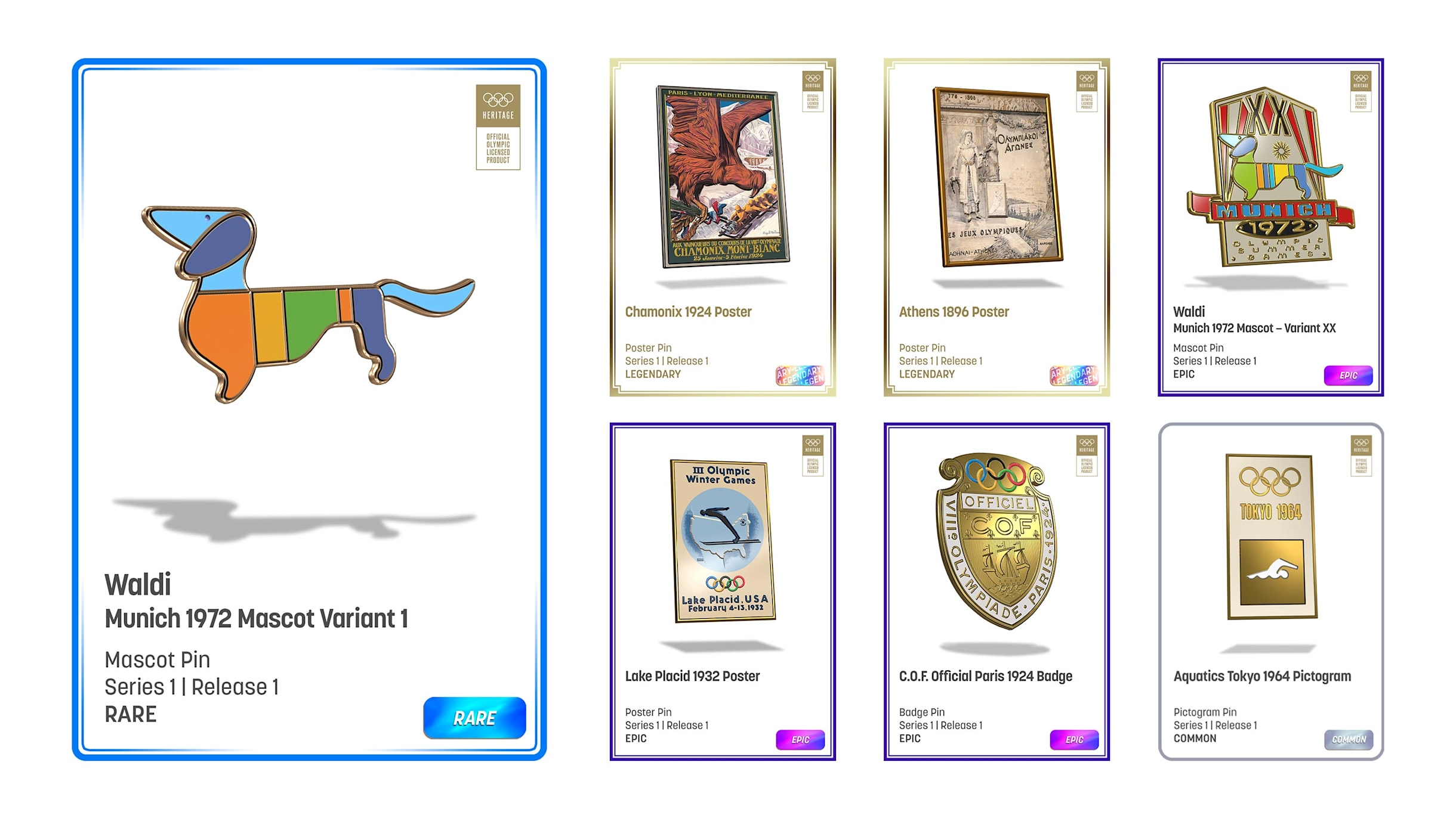 Officially Licensed Olympic NFT Pins Announced - Olympic News