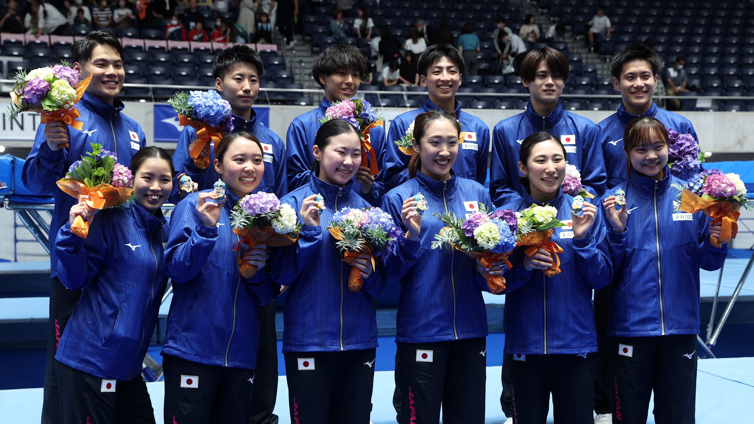 優勝の西岡隆成や佐竹玲奈らを選出｜世界トランポリン選手権2023日本