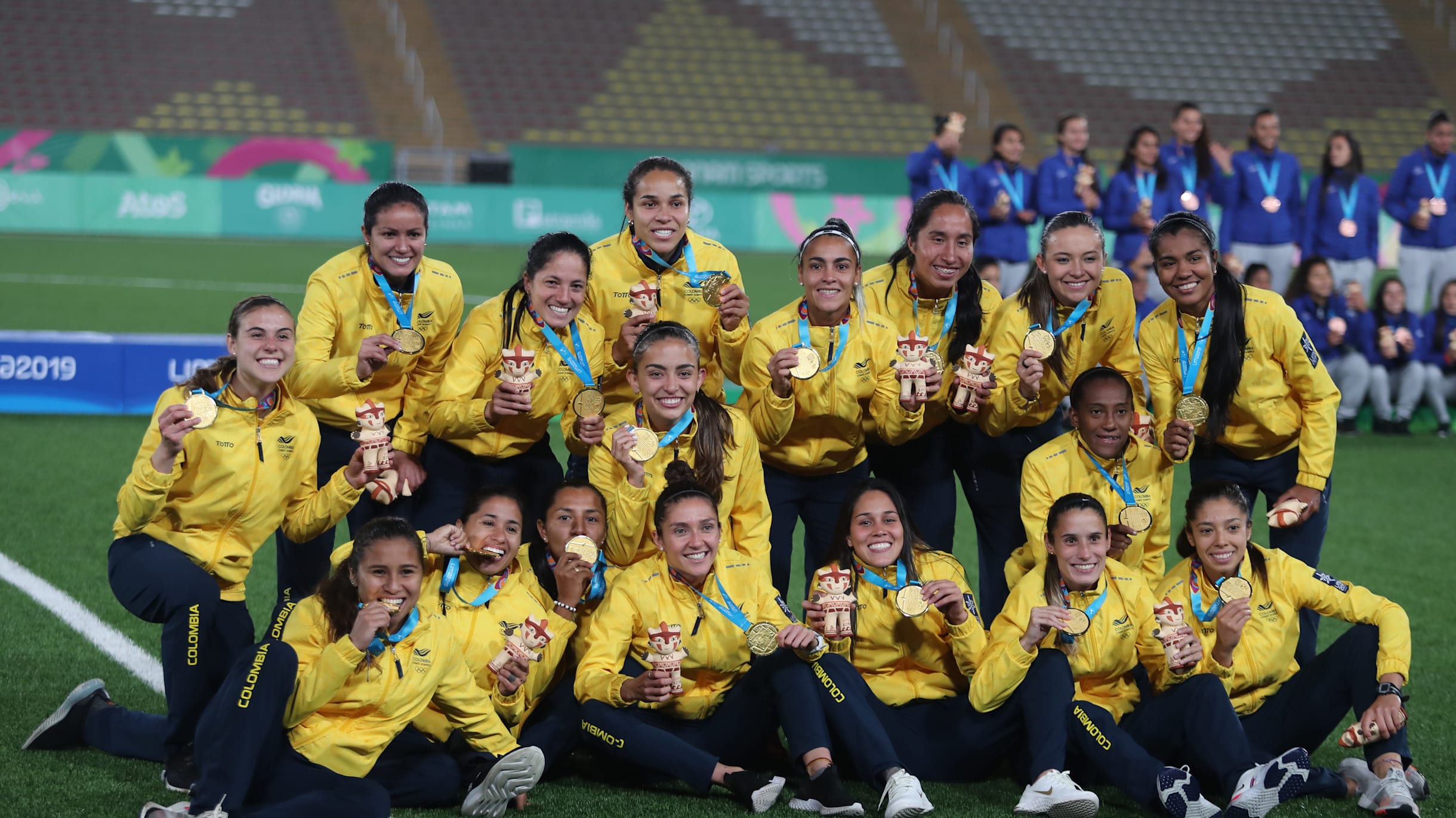 Chamada da FINAL DO FUTEBOL FEMININO nos JOGOS PAN-AMERICANOS RIO