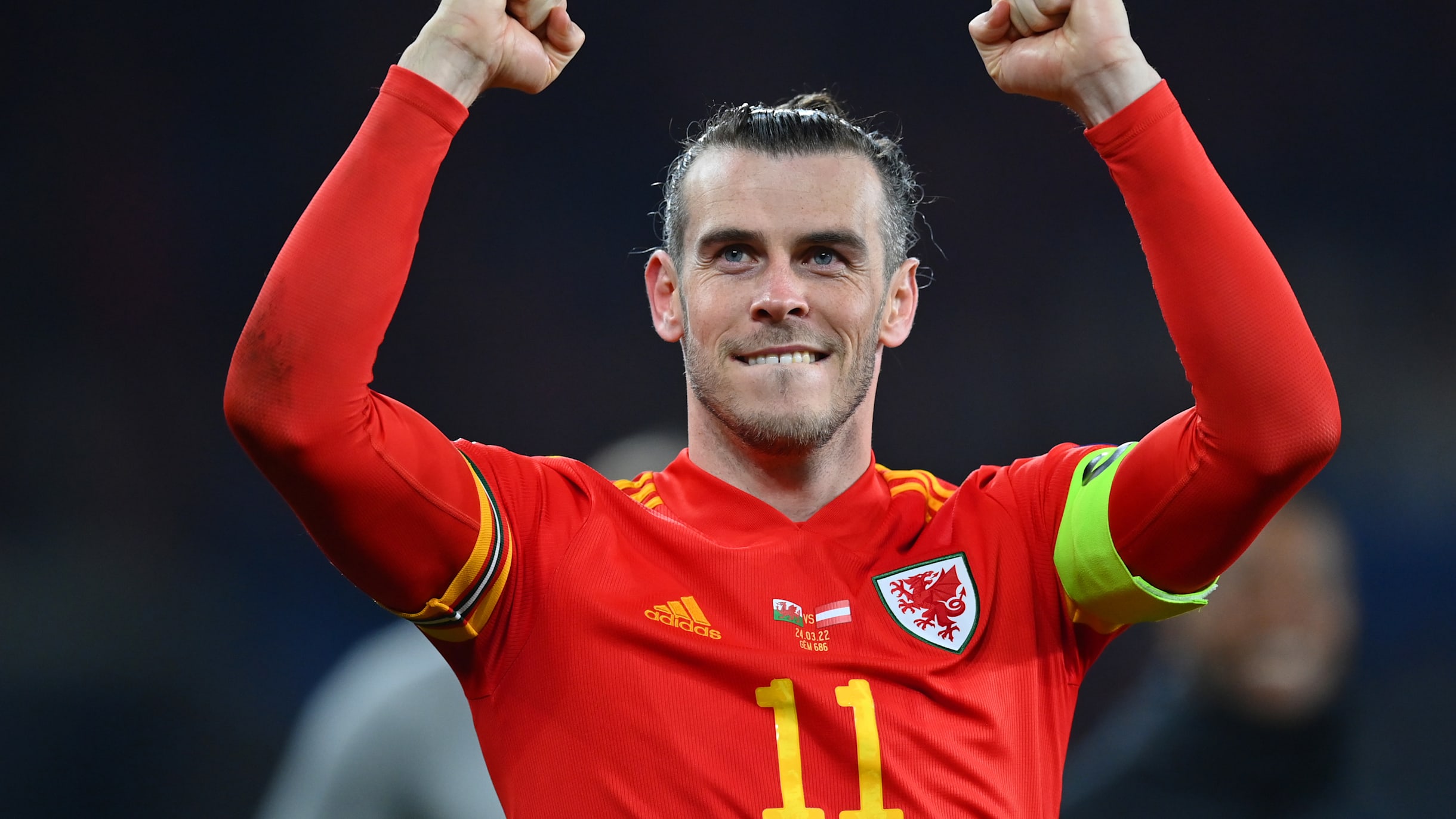 Cardiff, Wales, 24th March 2022. Gareth Bale of Wales during the