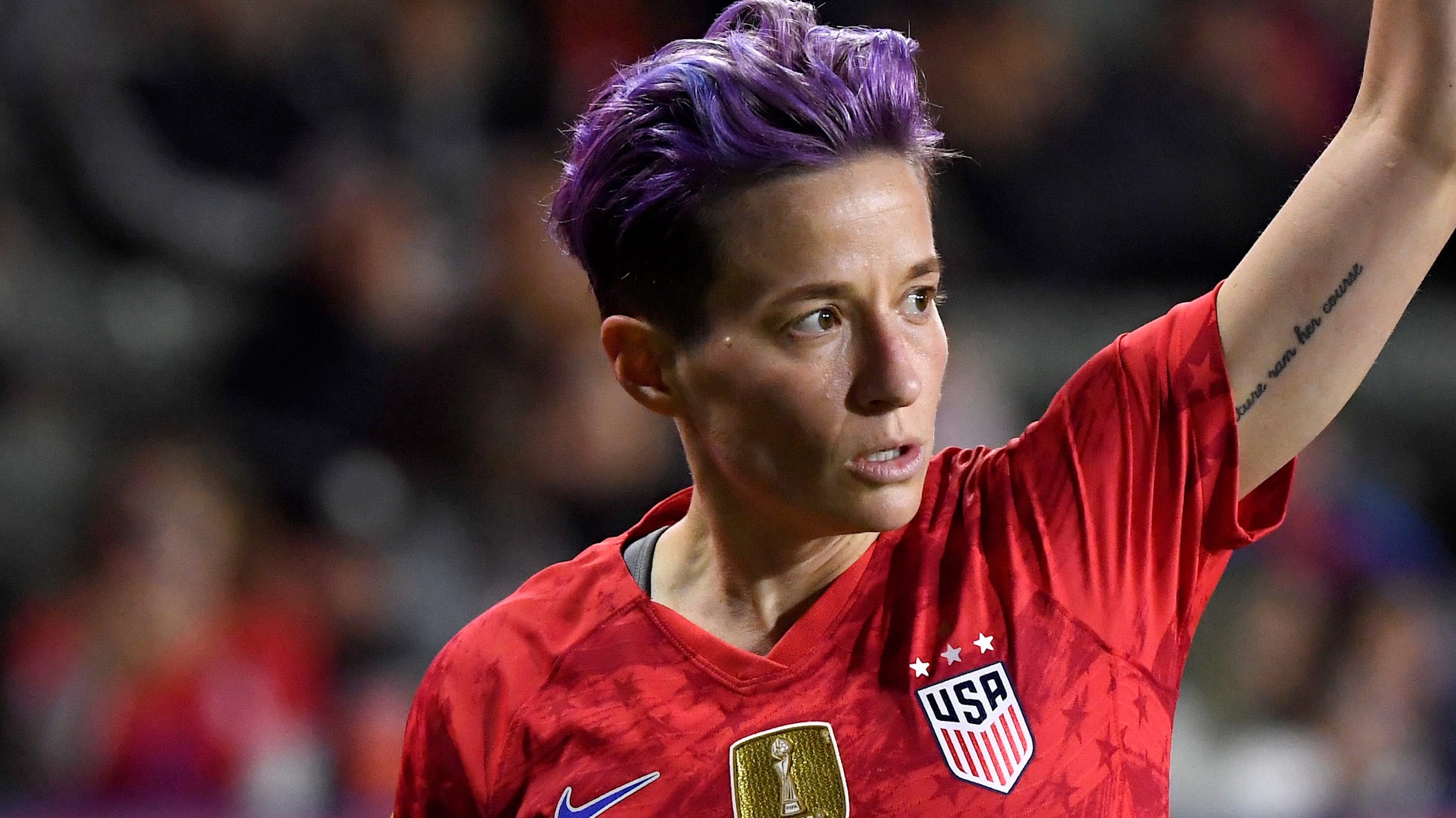 Megan Rapinoe talks about being a leader on and off the field