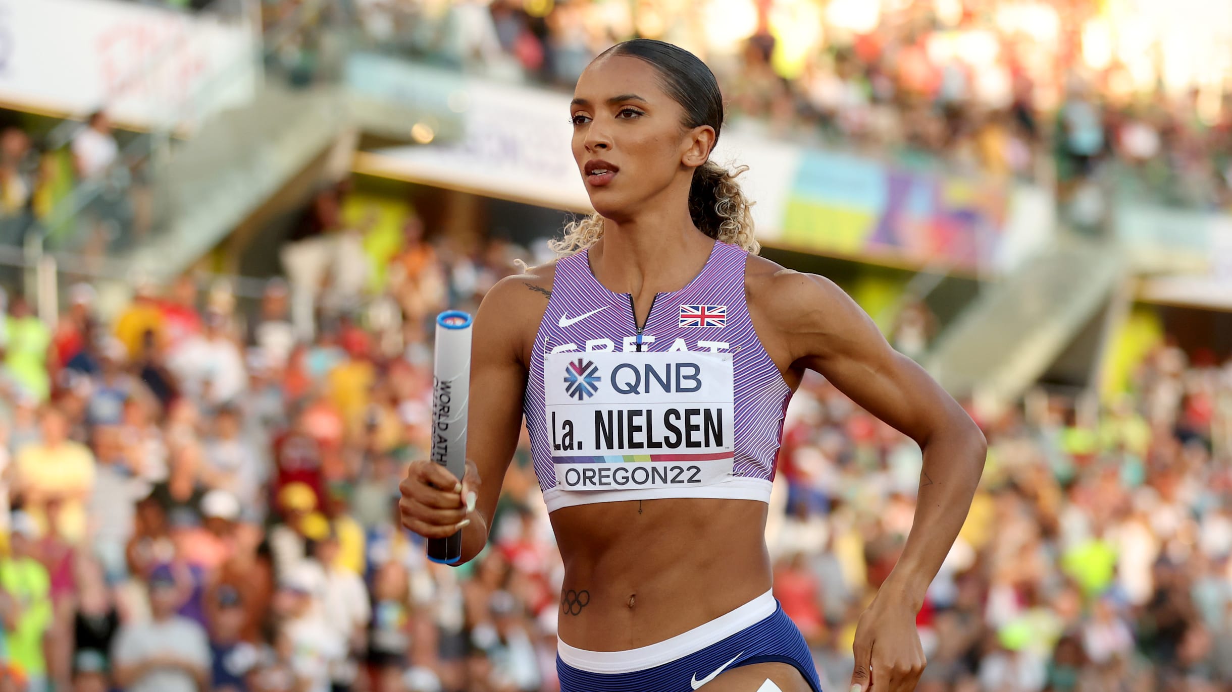 Great Britain star Laviai Nielsen promoting healthy lifestyles for