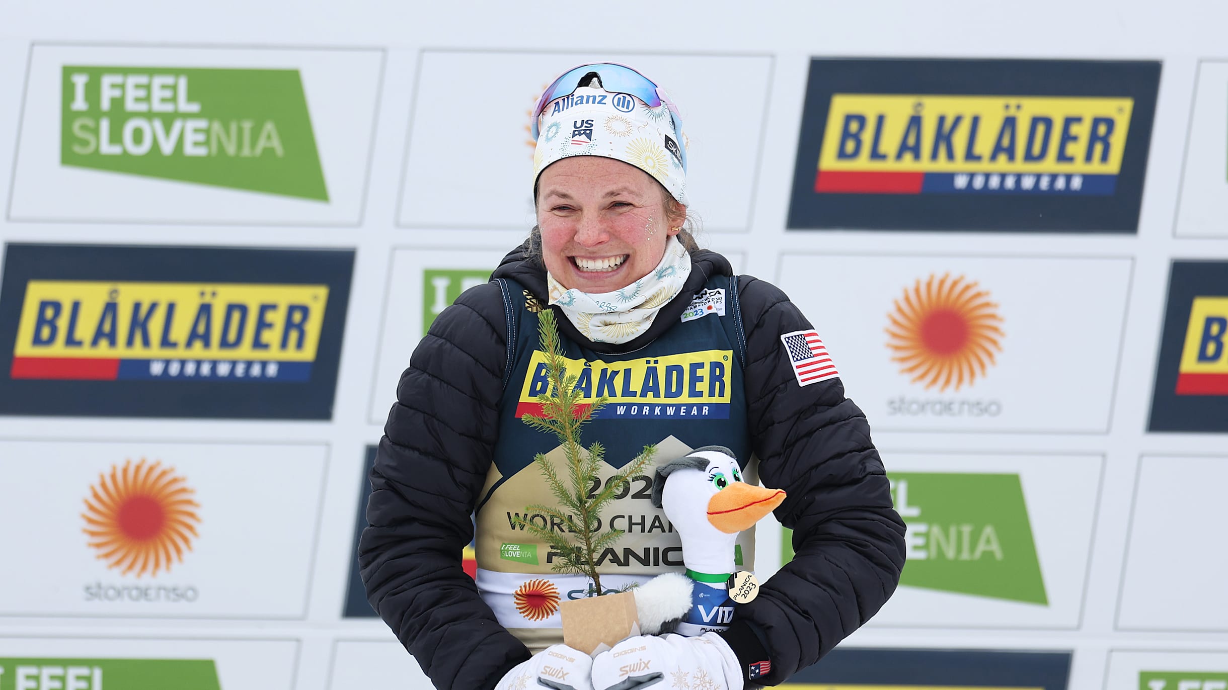 Jessie Diggins lands USAs first-ever individual cross-country skiing world title