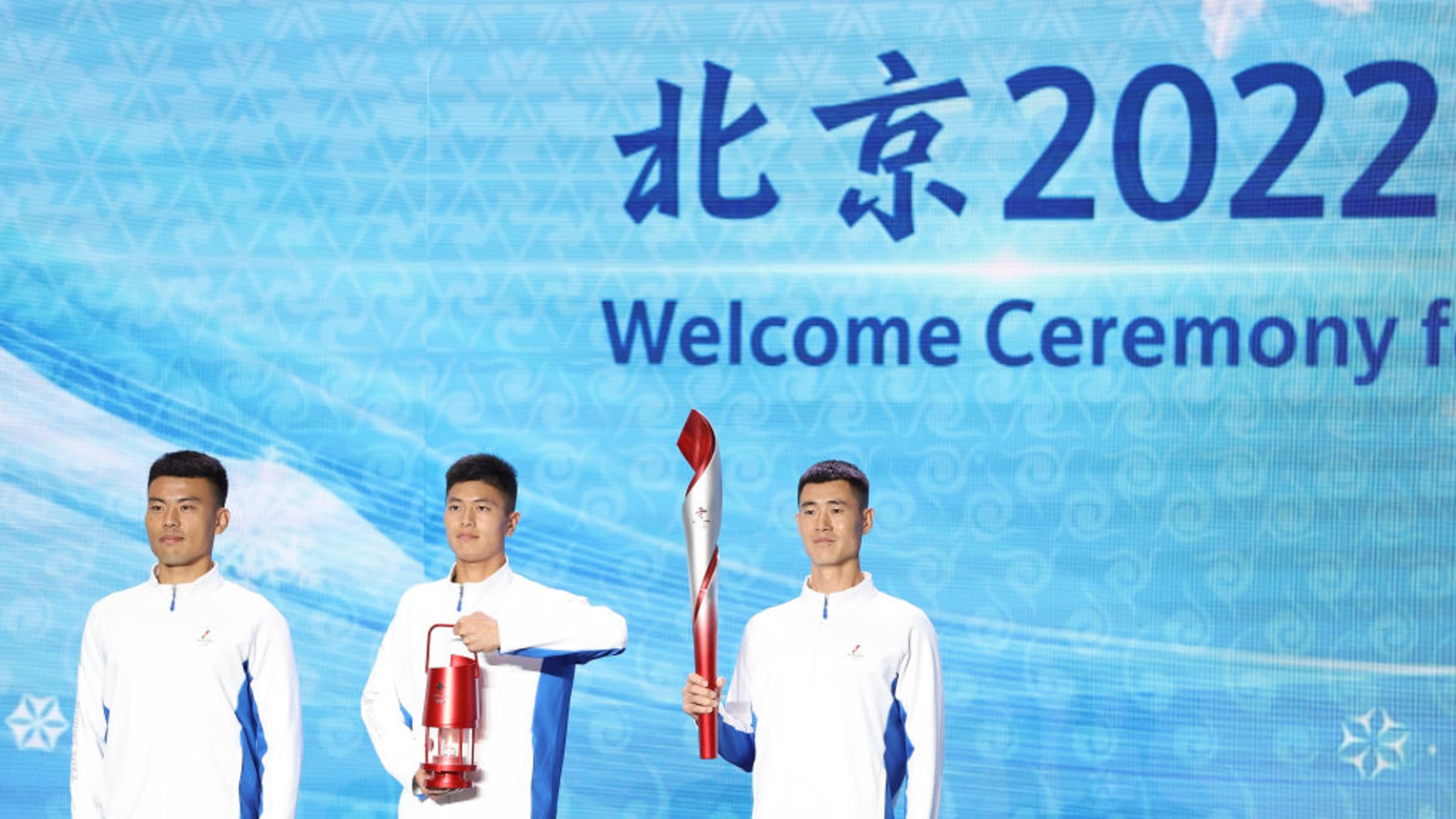 オリンピック聖火、北京に到着