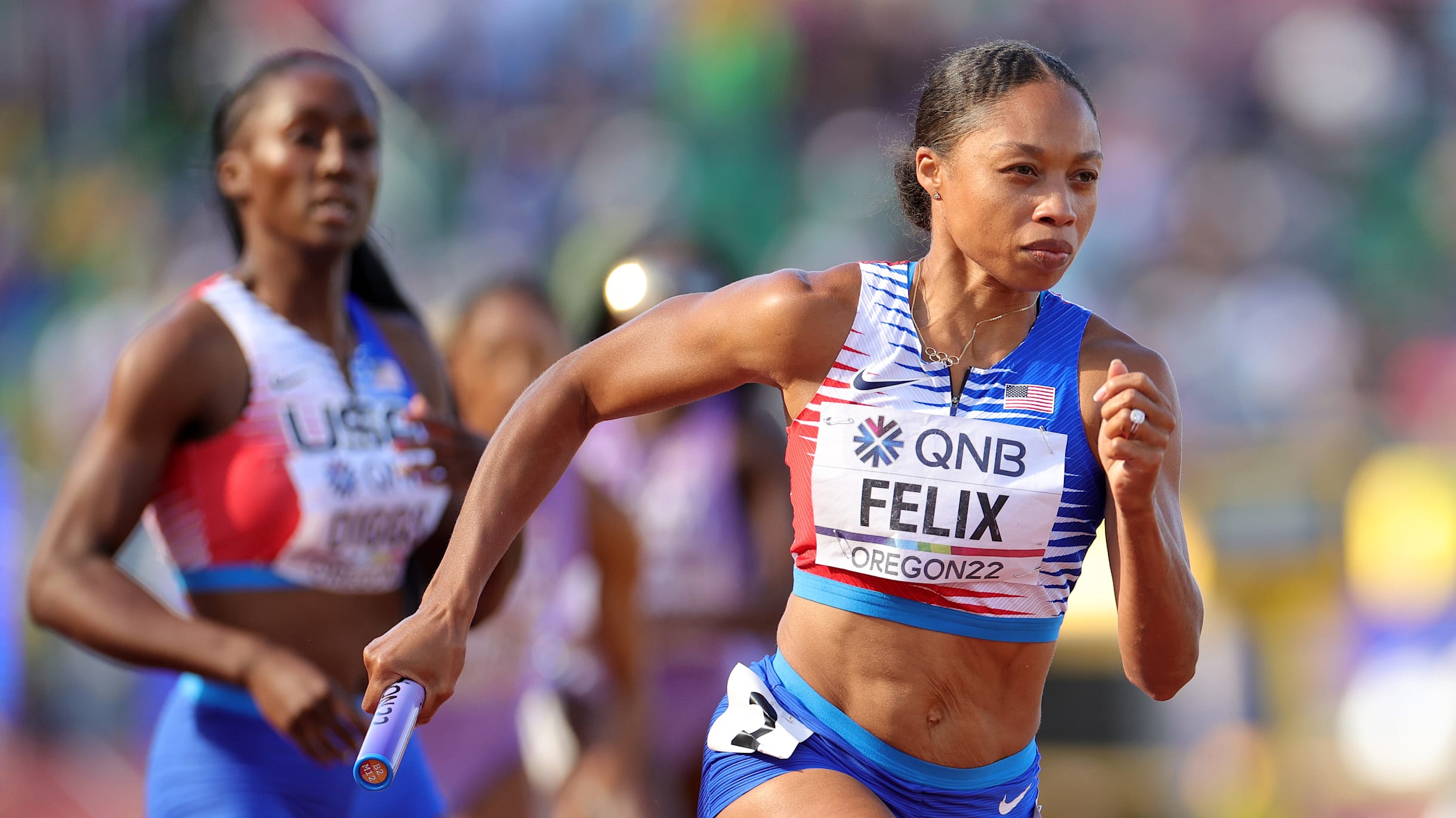 World track and field championships 2022: Allyson Felix returns from  retirement to help 4x400m USA relay team reach final, could win medal