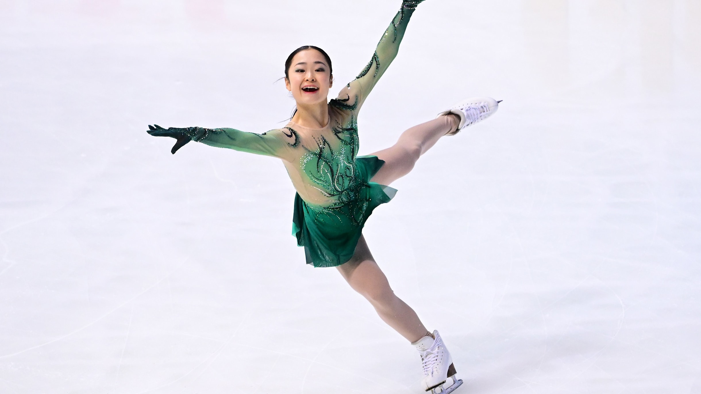 Kmgjc] 女の子女子アイススケート競技コスチュームライン 