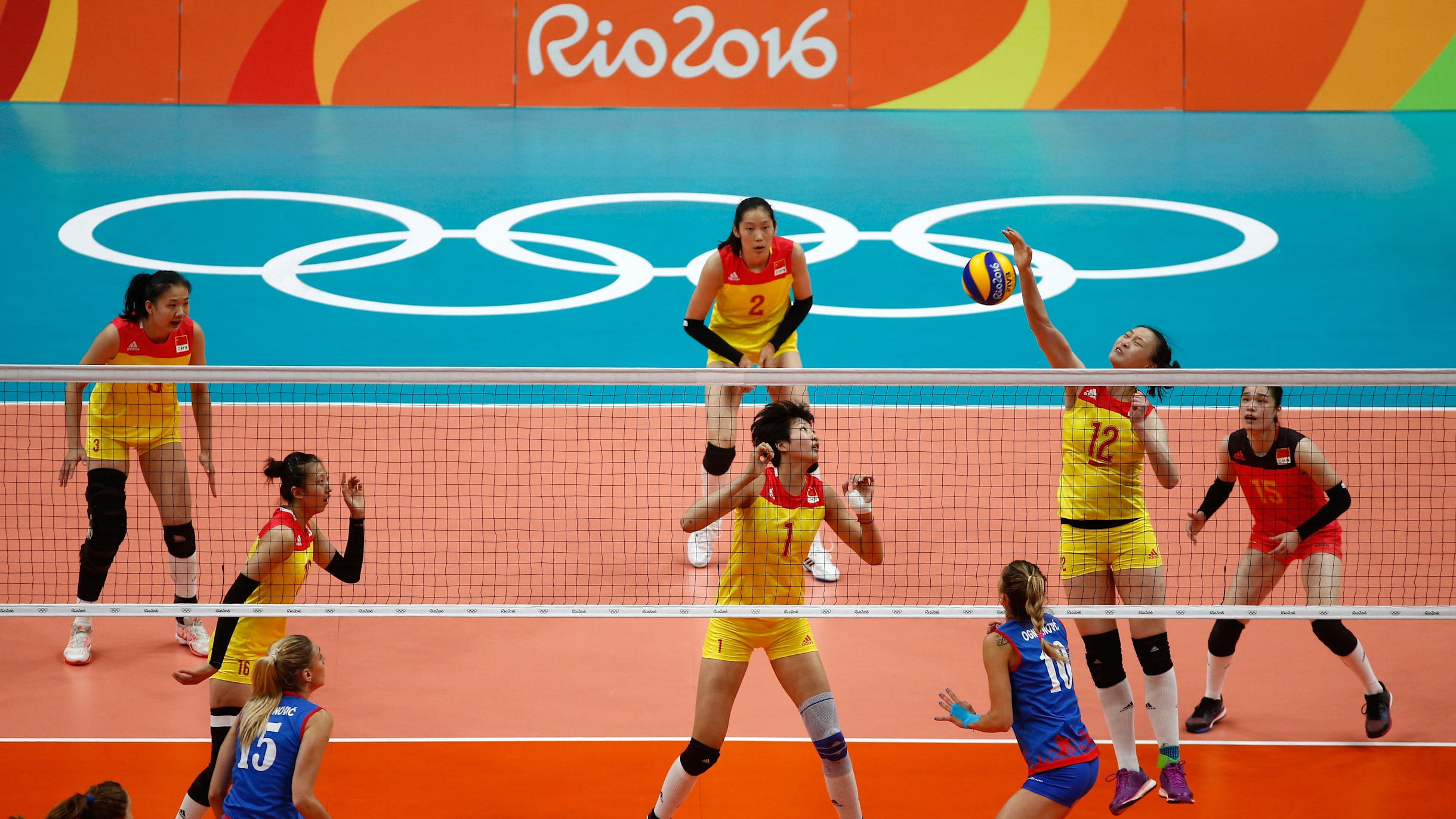 Olympic on sale court volleyball