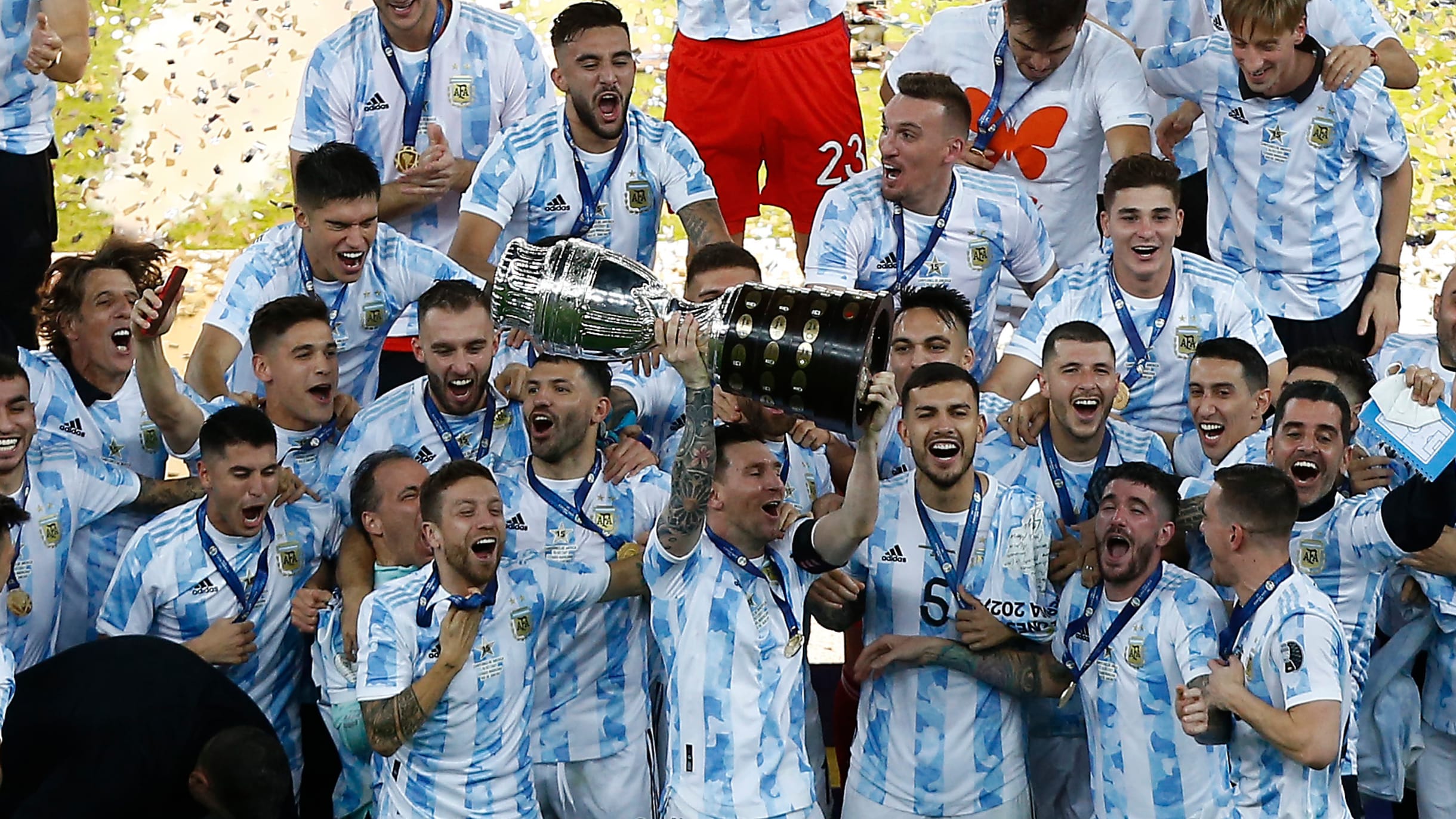 Lionel Messi and Argentina win Copa America 2021 final against Brazil,  world pays tribute