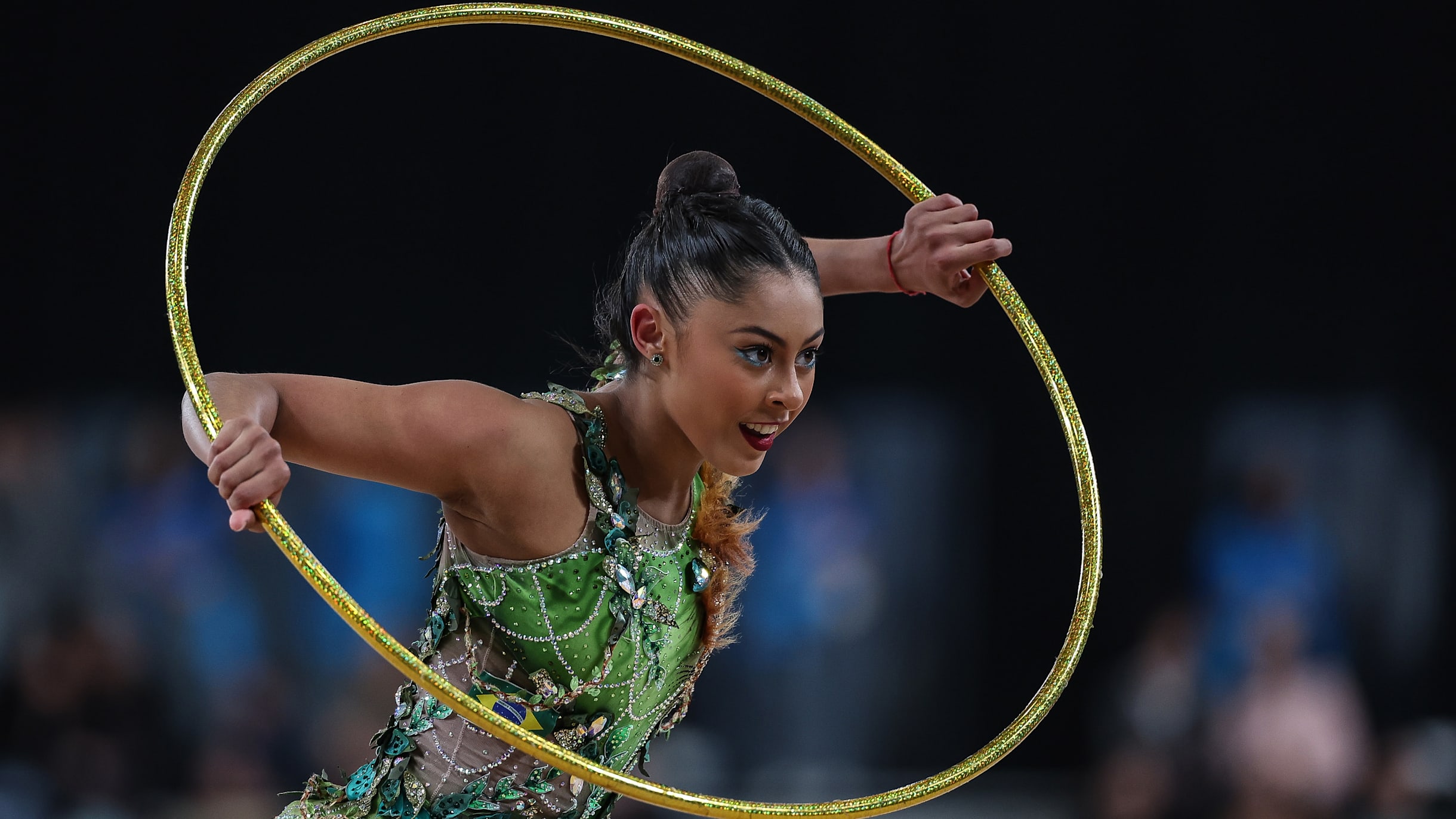 Santiago 2023 - Brazil's Barbara Domingos wins first-ever rhythmic Pan Am  Games all-around gold, American Evita Griskenas secures Paris 2024 quota