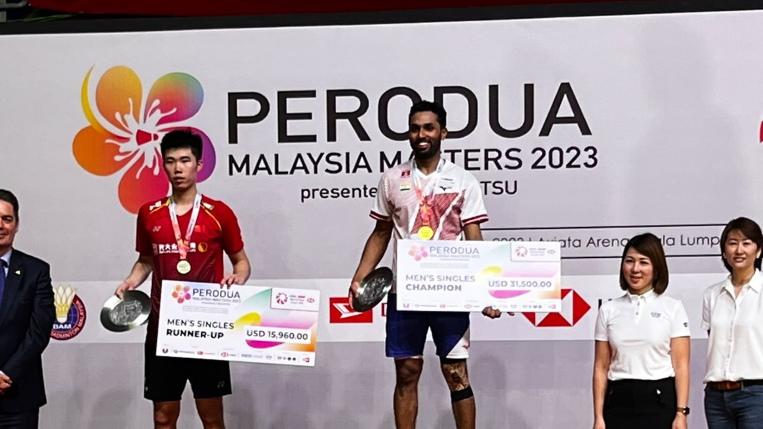 Malaysia Masters 2023 badminton HS Prannoy wins mens singles title