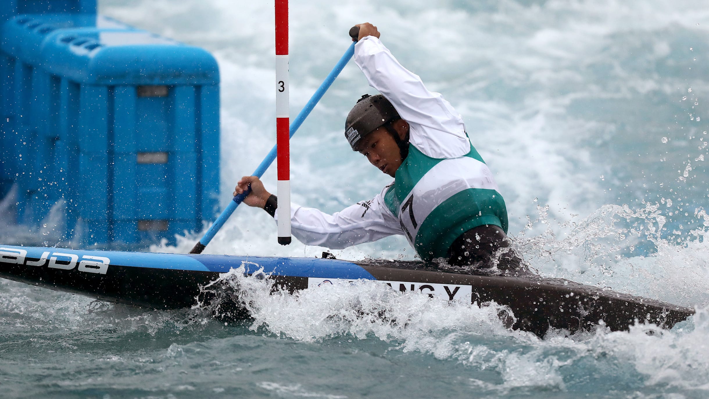 Canoe Slalom paddlers test Tokyo 2020 Olympic Venue