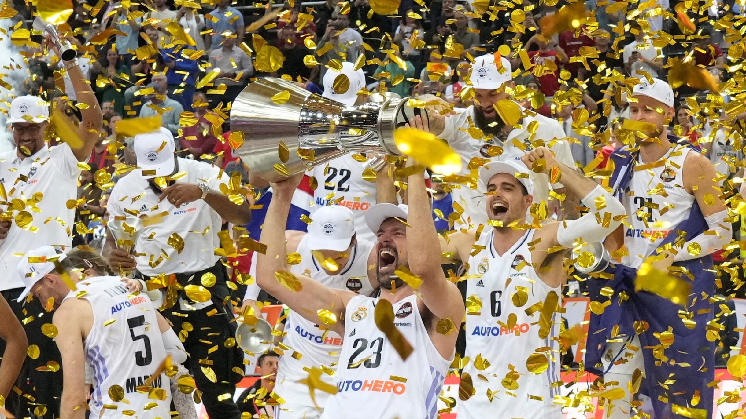 EuroLeague basketball Real Madrid beat Olympiacos in thrilling final
