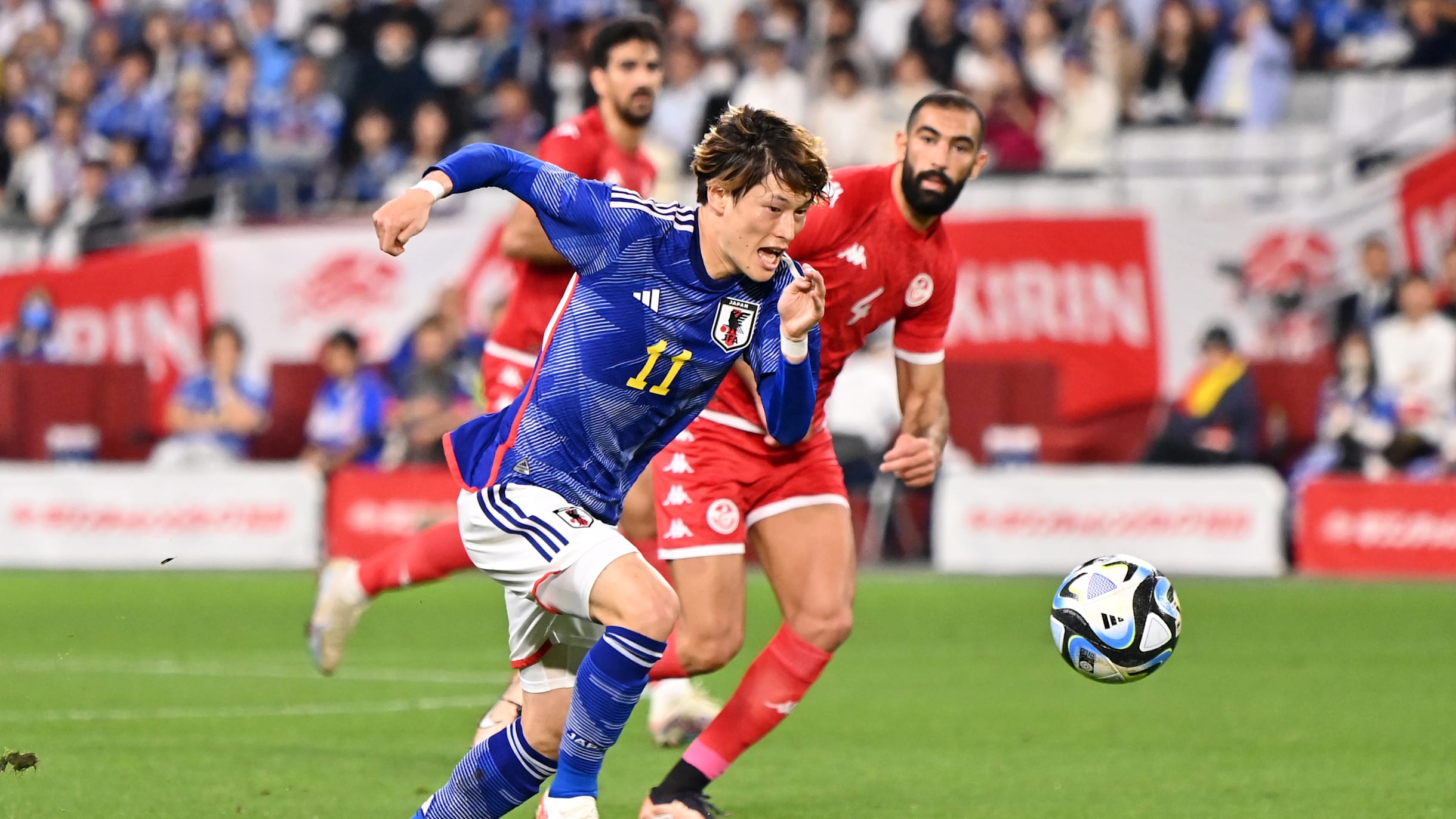 SAMURAI BLUE、チュニジアを2-0で破り A代表マッチ破竹の6連勝！キリン 