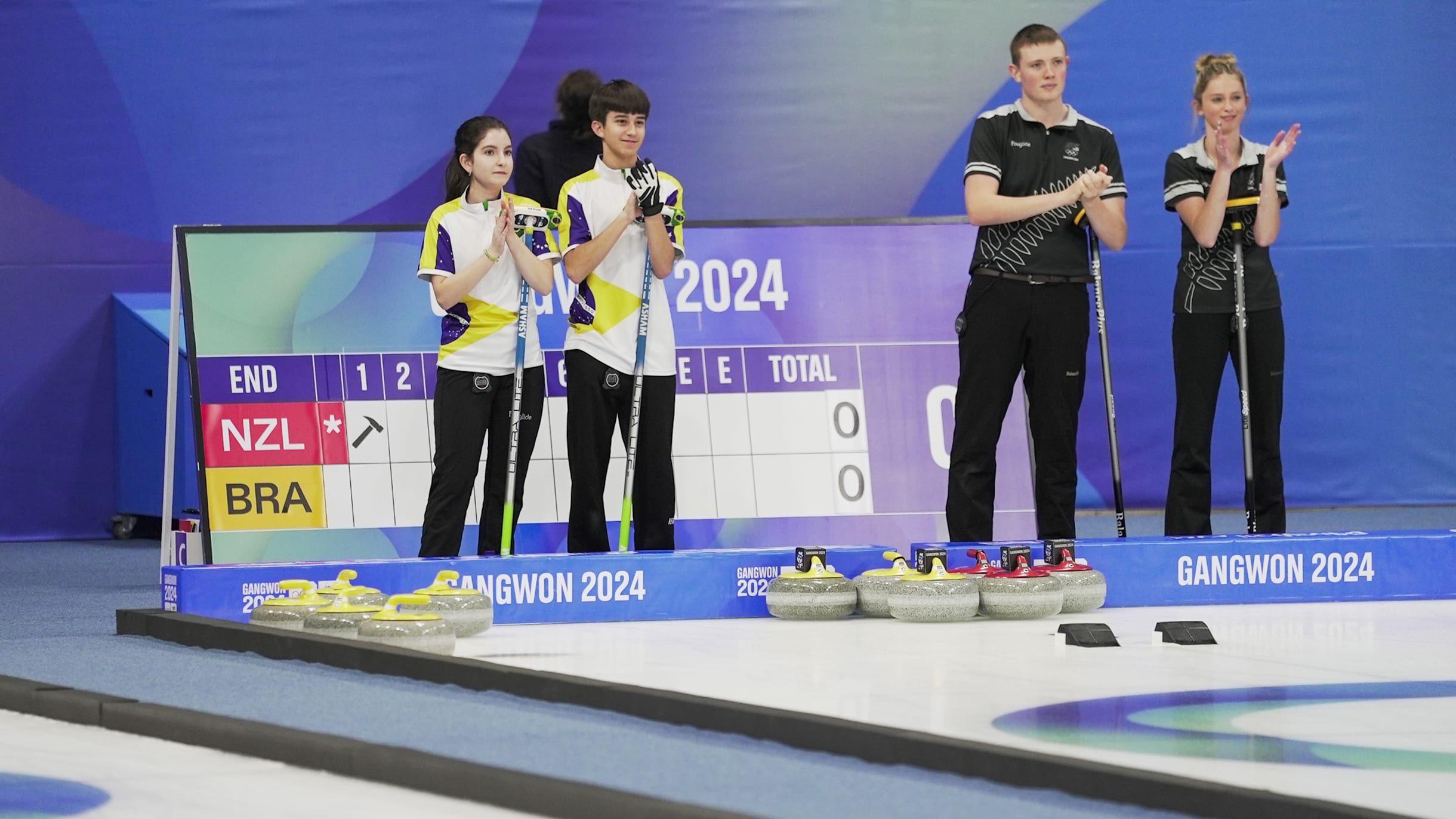 Equipe mista de curling do Brasil encerra participação em Gangwon 2024 com  saldo positivo