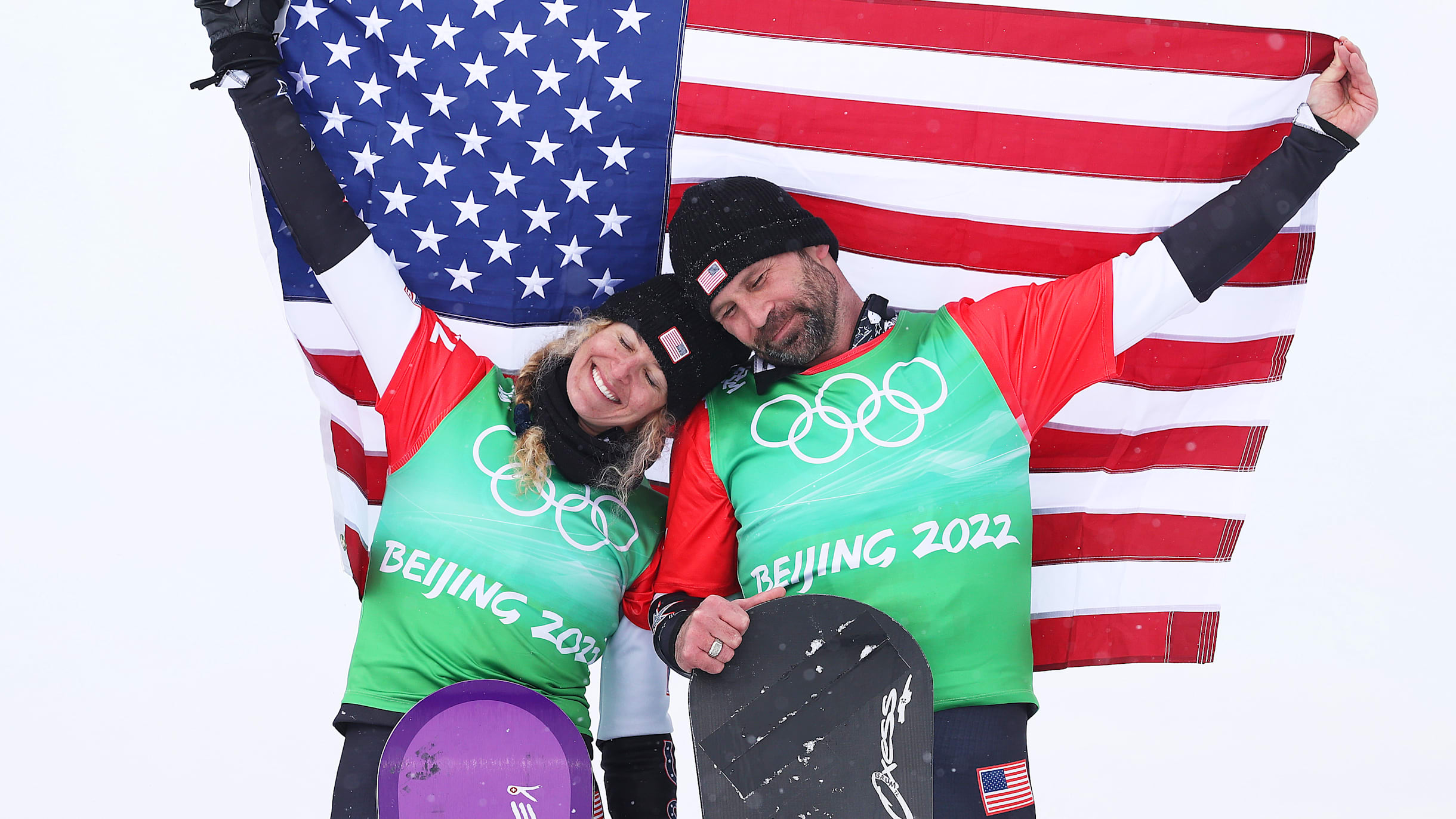 155CM アメリカ国旗 スノーボード Beijing 2022 Olympics medal update: Nick Baumgartner and Lindsey