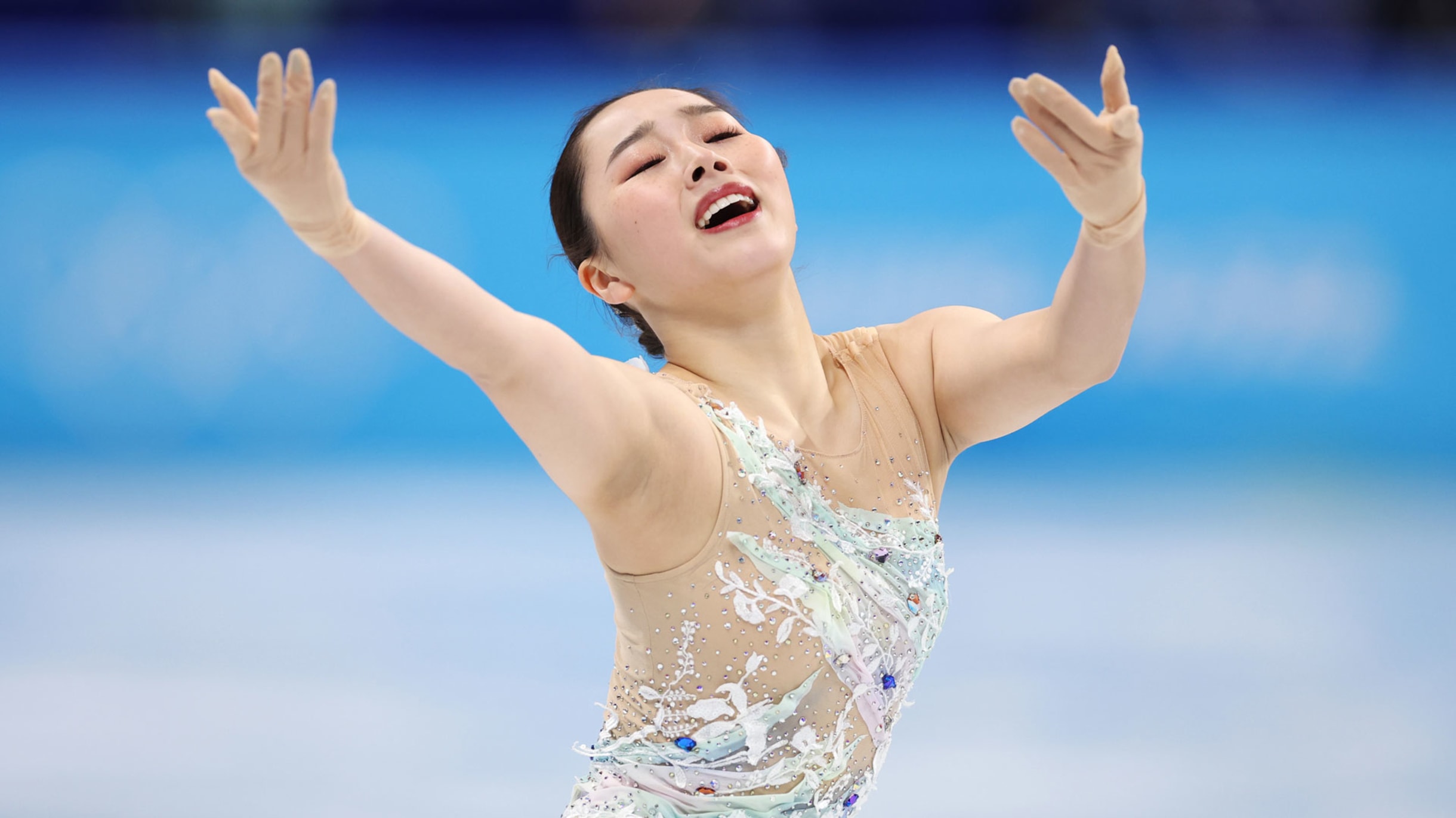 女子フィギュアスケート　樋口新葉　直筆サイン入りフォト　証明書付き 全日本フィギュア・女子フリーで演技する…：女子フィギュア 樋口新葉