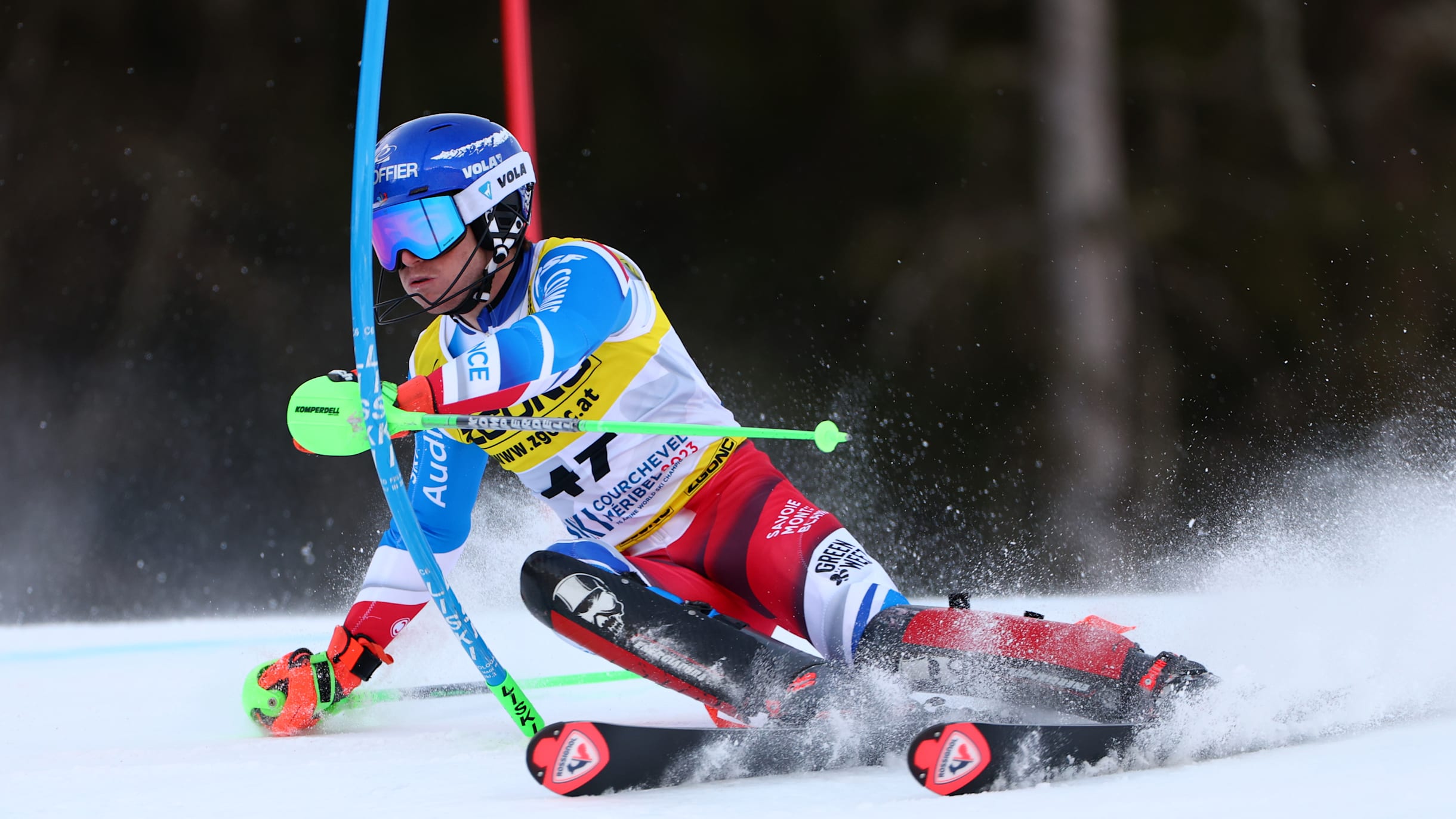 Jean-Pierre Vidal et la médaille d'or aux JO de Salt Lake City, image size:2440x1372