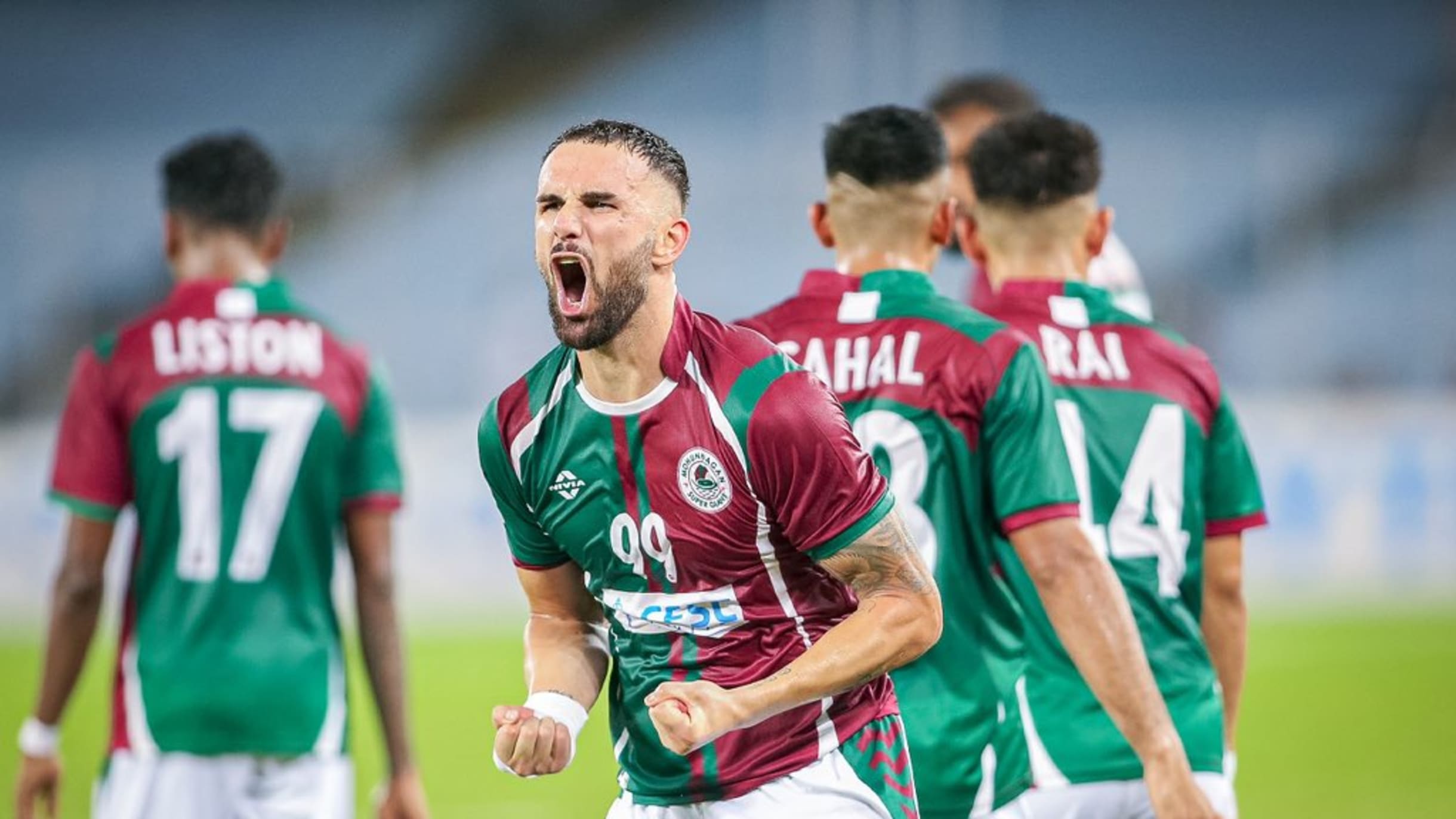 AFC Cup 2023-24 football Mohun Bagan beat Dhaka Abahani 3-1