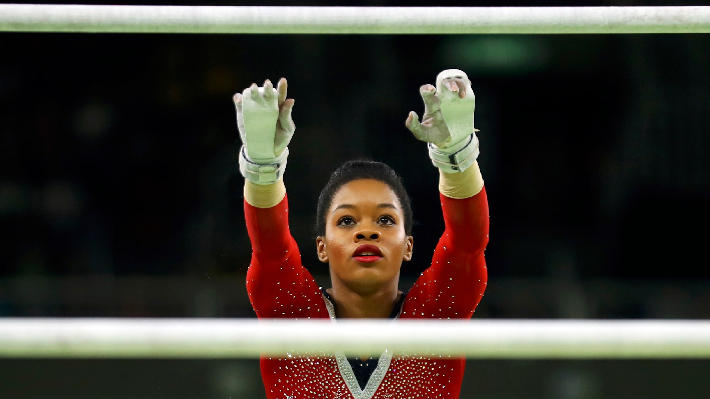 Artistic Gymnastics: Olympic all-around champion Gabby Douglas out of  competitive return after COVID-19 positive test, image size:2440x1372