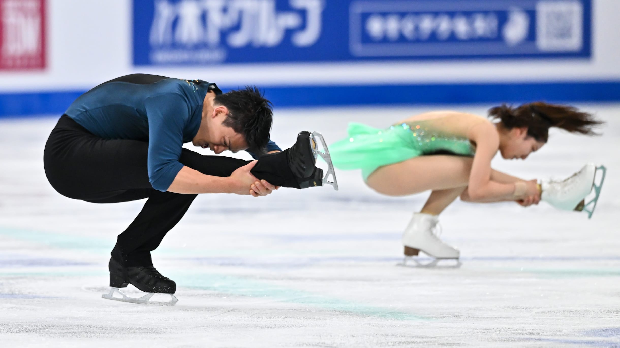 りくりゅう”三浦璃来／木原龍一がSP首位に…女子は渡辺倫果が3位発進丨
