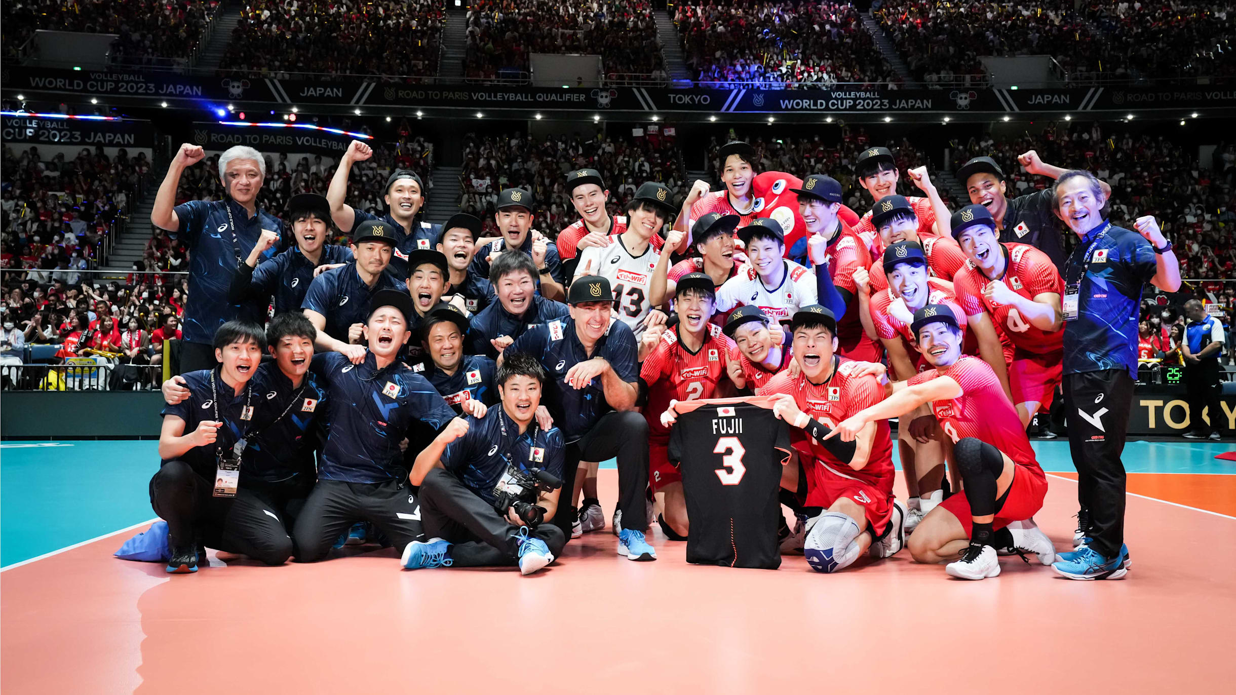 ワールドカップバレー2023男子大会丨FIVBパリ2024予選丨結果速報