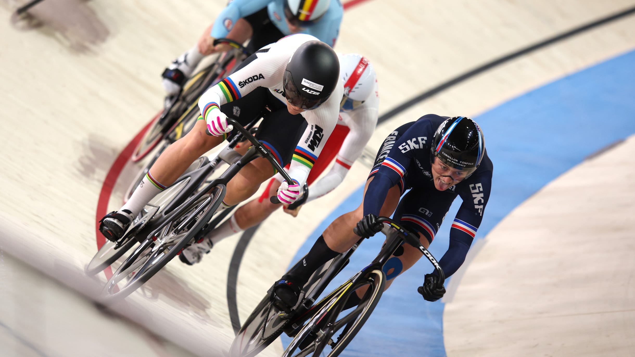 2022 UCI Track Cycling World Championships in Saint-Quentin-en-Yvelines, France featuring Laura Kenny