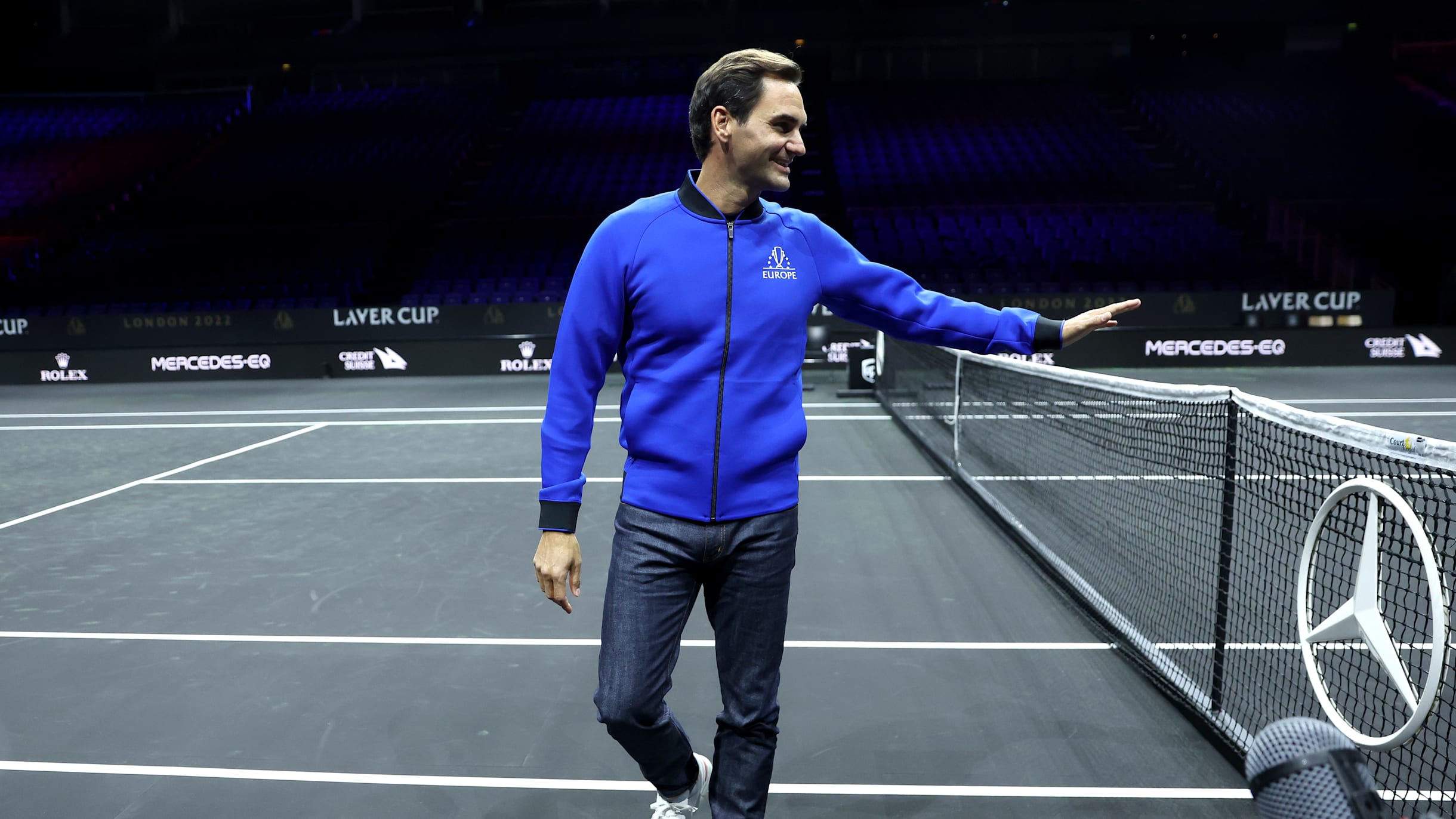 ロジャー　フェデラー　2022レーバーカップ限定Tシャツ Laver Cup 2022 ロジャー・フェデラー引退試合限定販売RF T