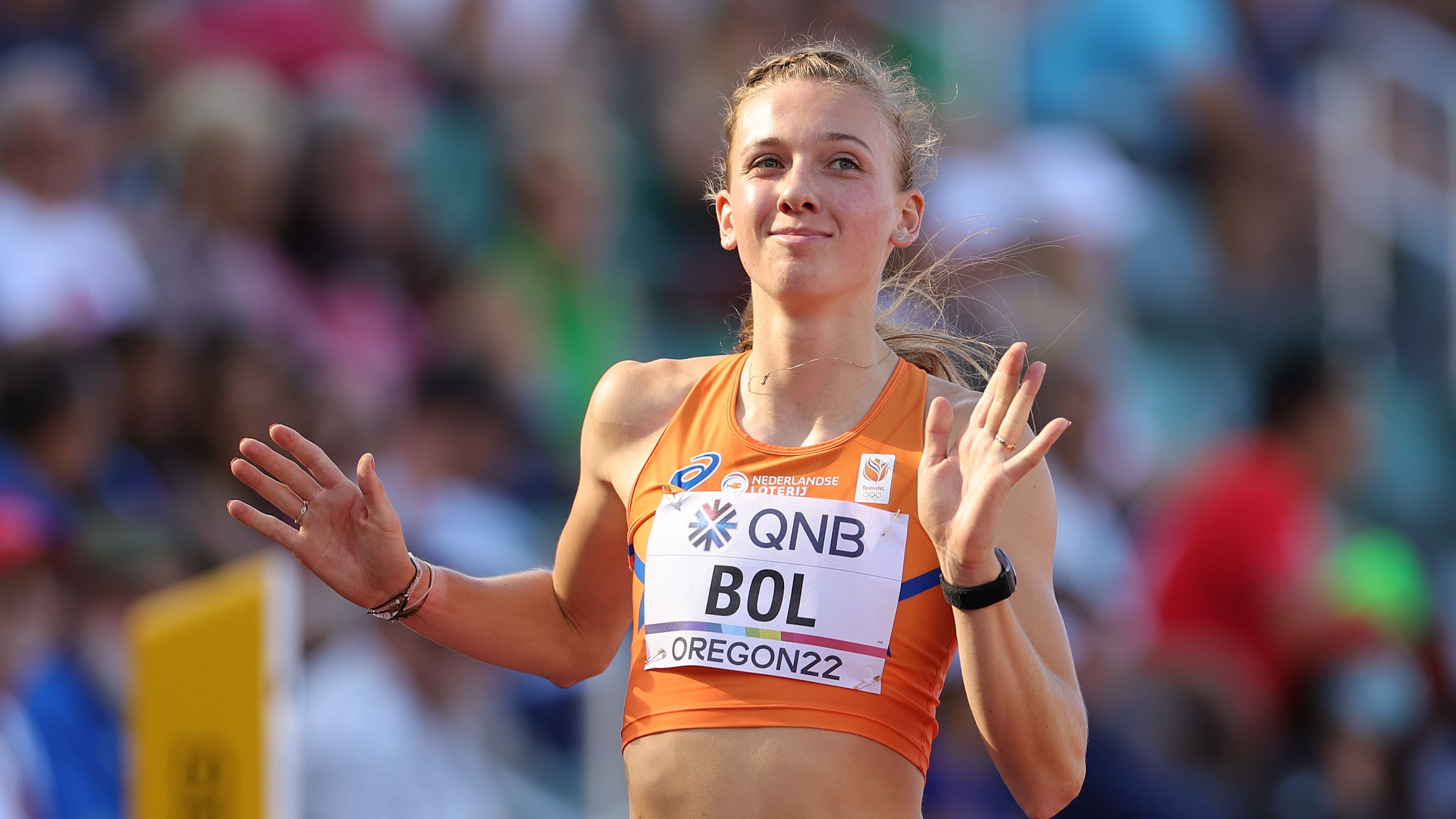 Femke Bol is attempting a double in the 400m and 400m hurdles at the  European Athletics Championships.