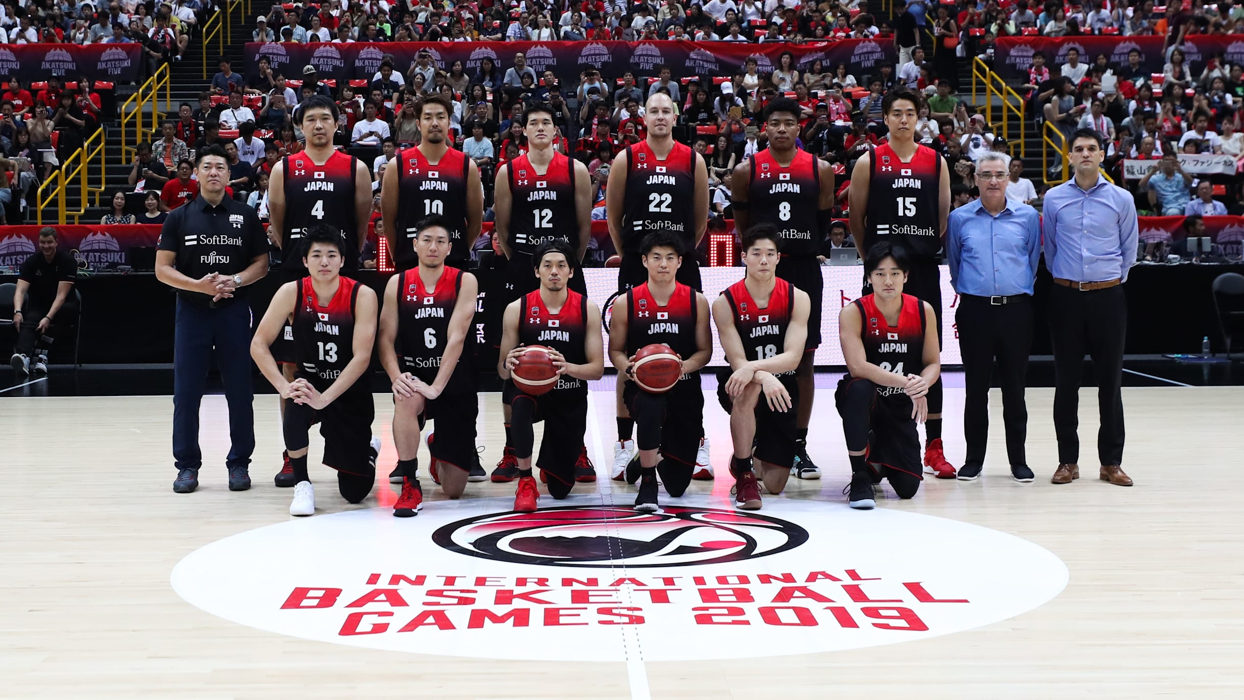 男子バスケ日本代表、FIBAワールドカップ2019へ出発