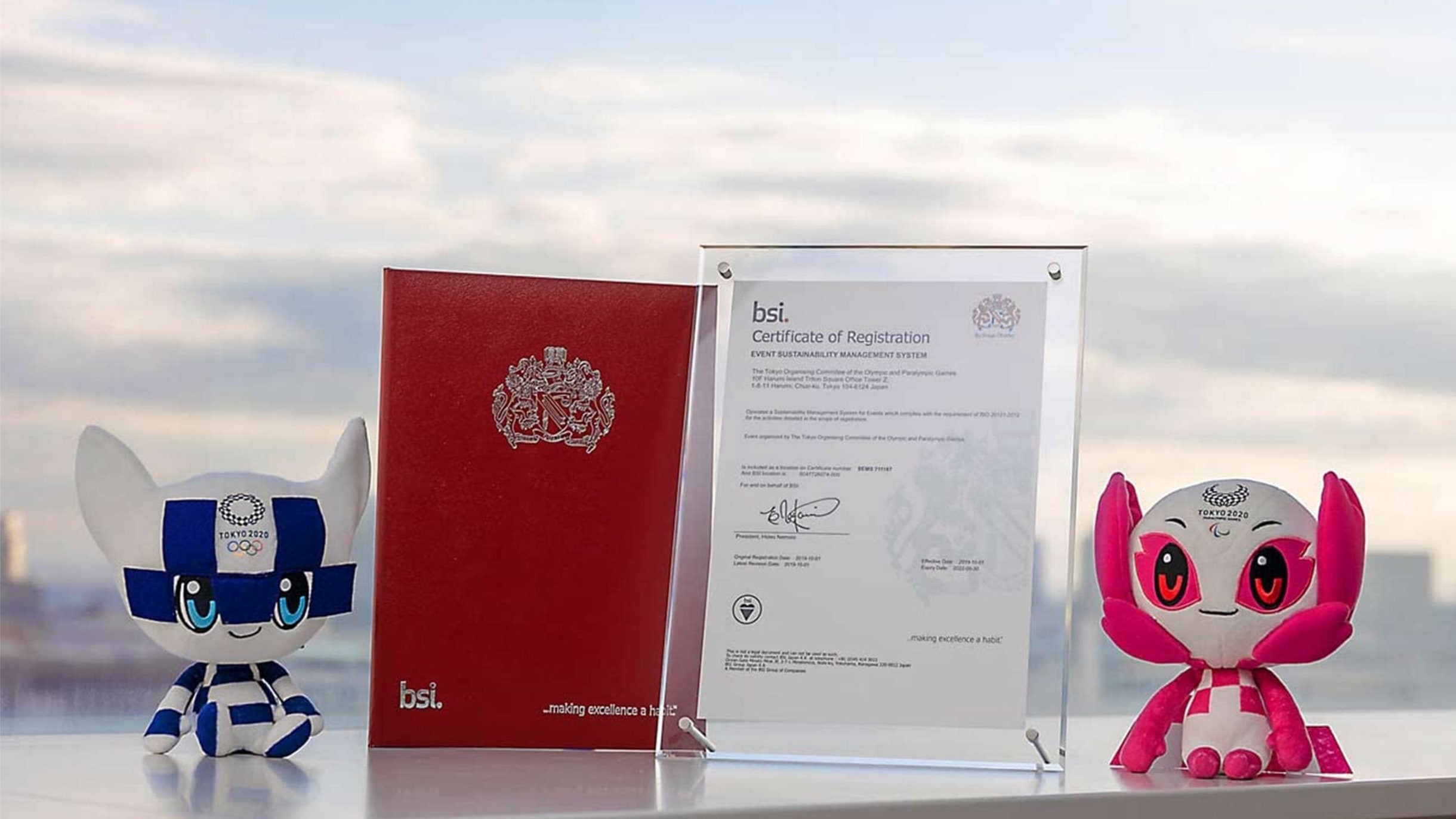 Tokyo 2020 obtains international sustainability certification ISO