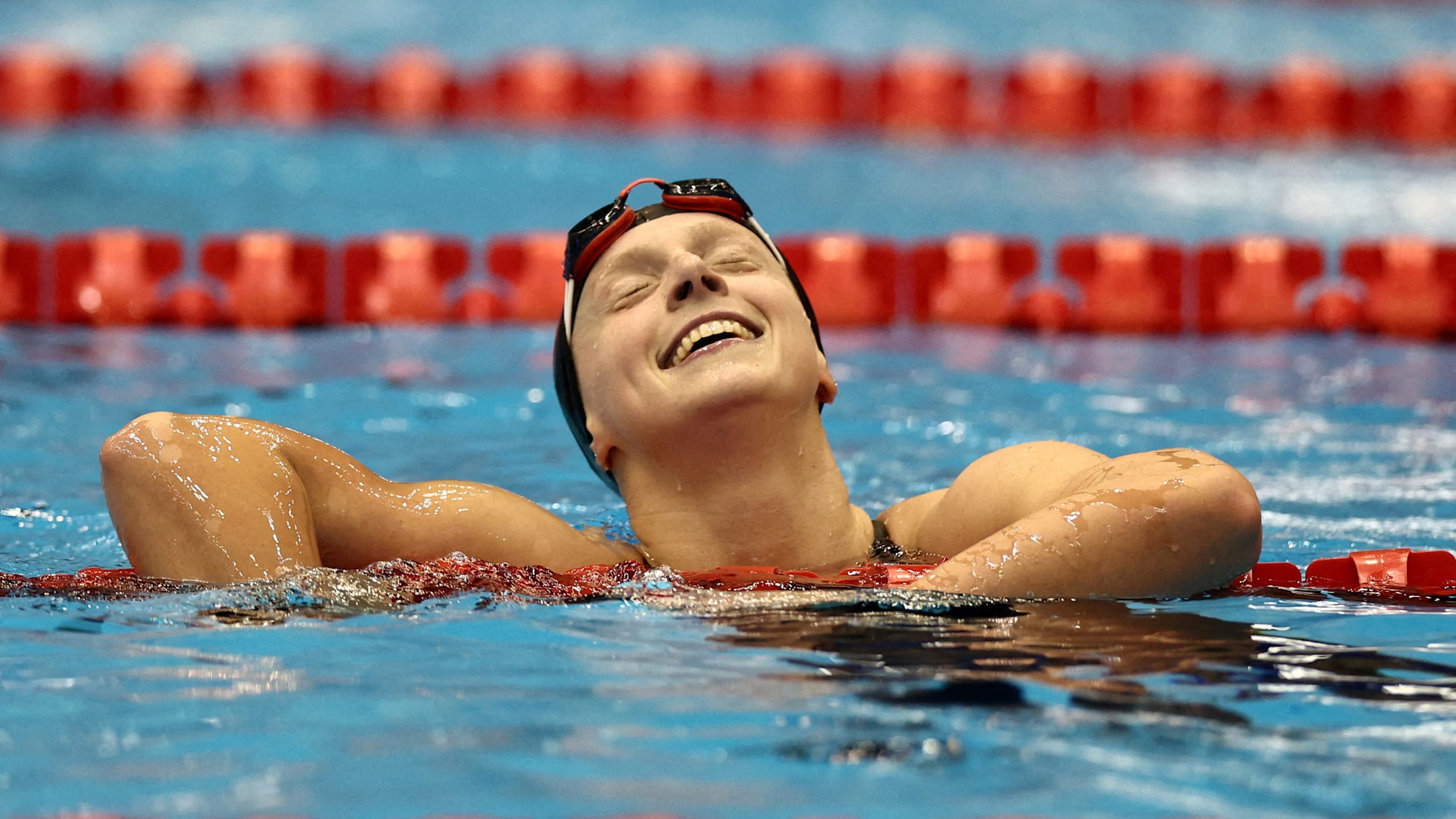 JO de Paris 2024 - Natation | Katie Ledecky : La reine américaine de la  nage libre révèle les secrets de sa longévité, image size:2440x1372
