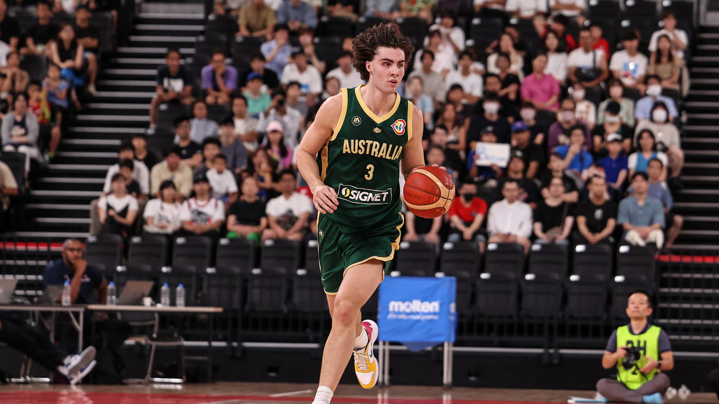 Australian Boomers Mens Josh Giddey 2023 Basketball Jersey