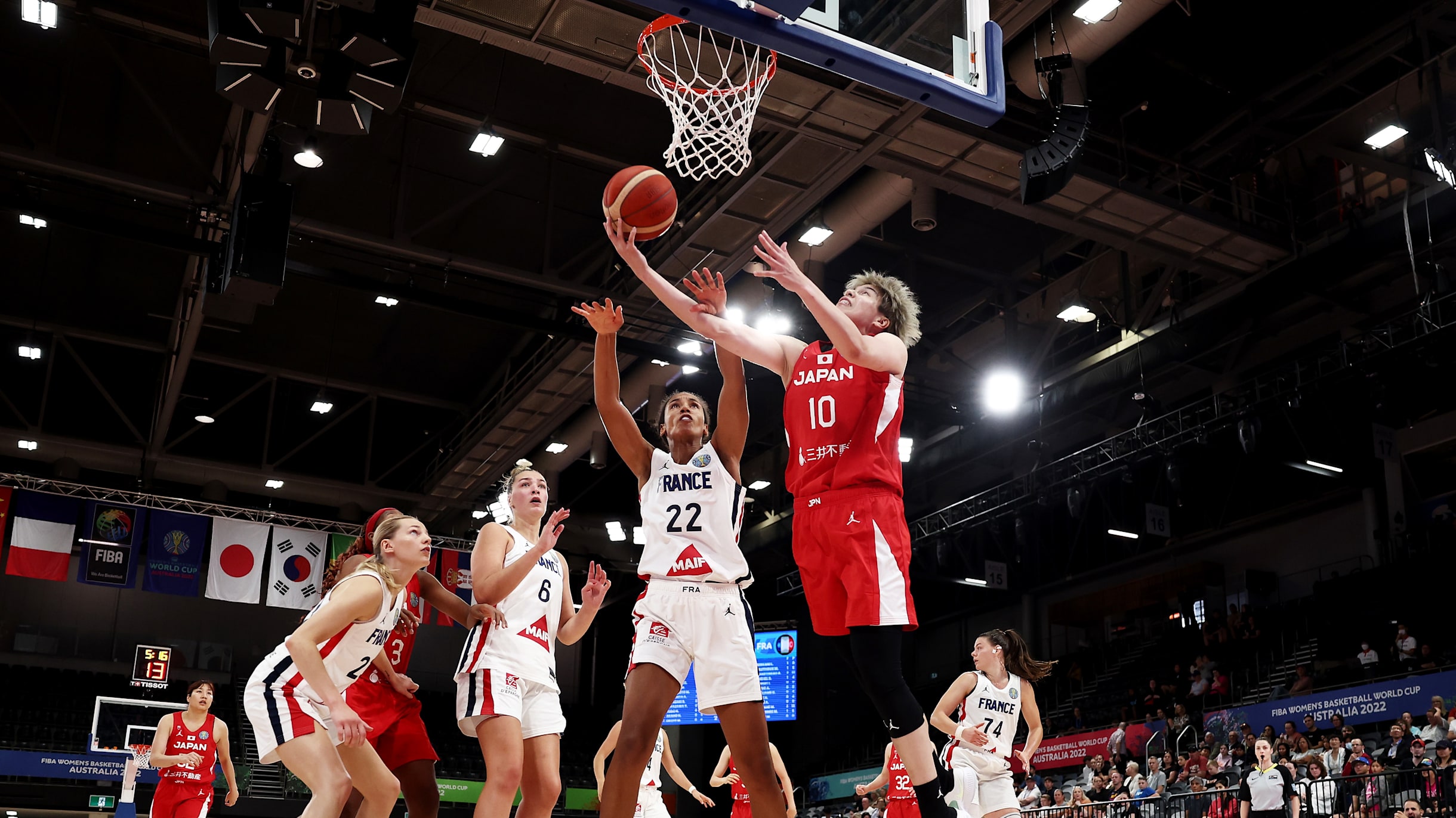 女子バスケ2022年ワールドカップ｜日本代表とグループBの顔ぶれ