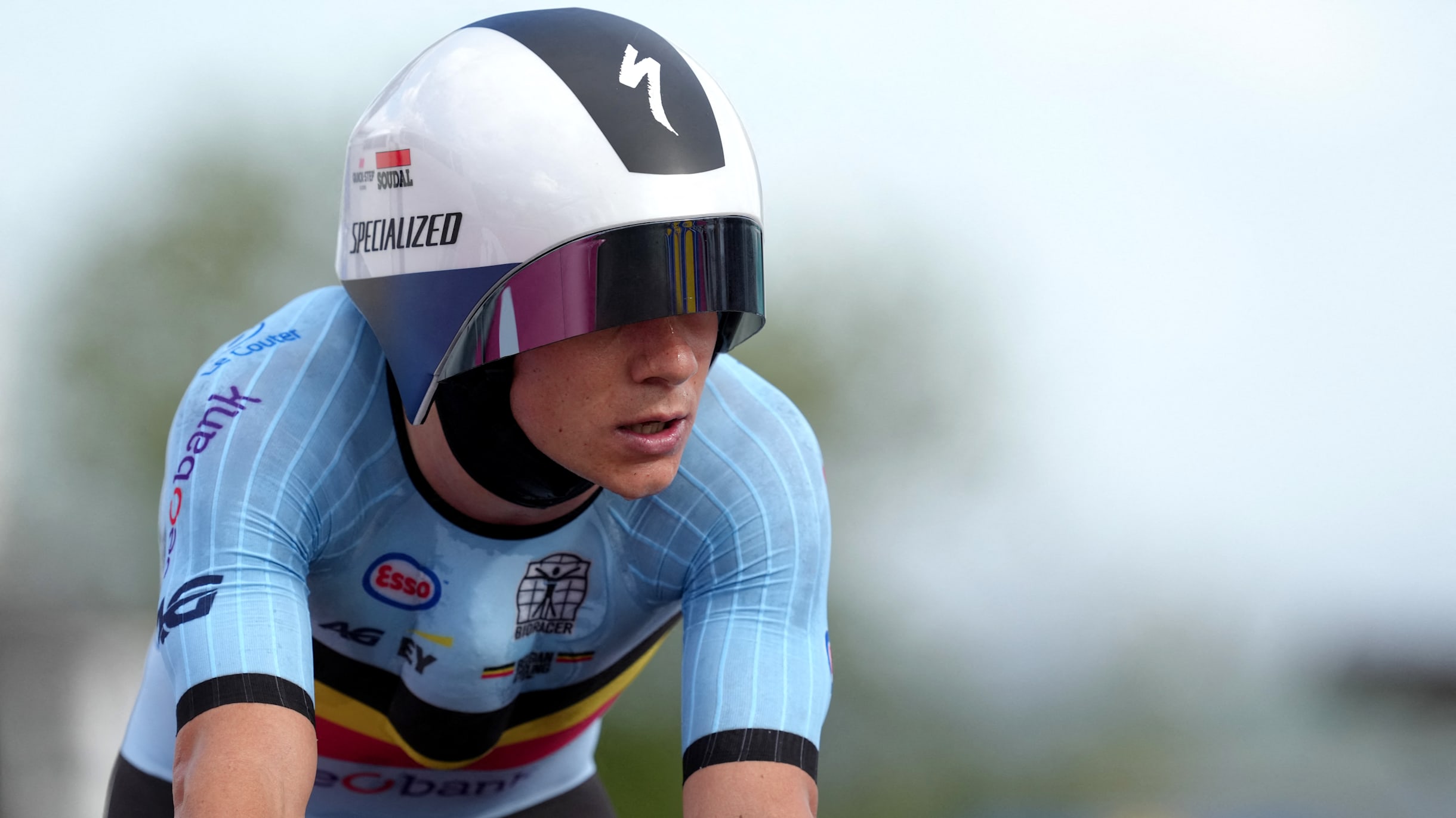 UCI Cycling World Championships 2023 Remco Evenepoel wins mens time trial world title in Paris 2024 Olympic Qualifier