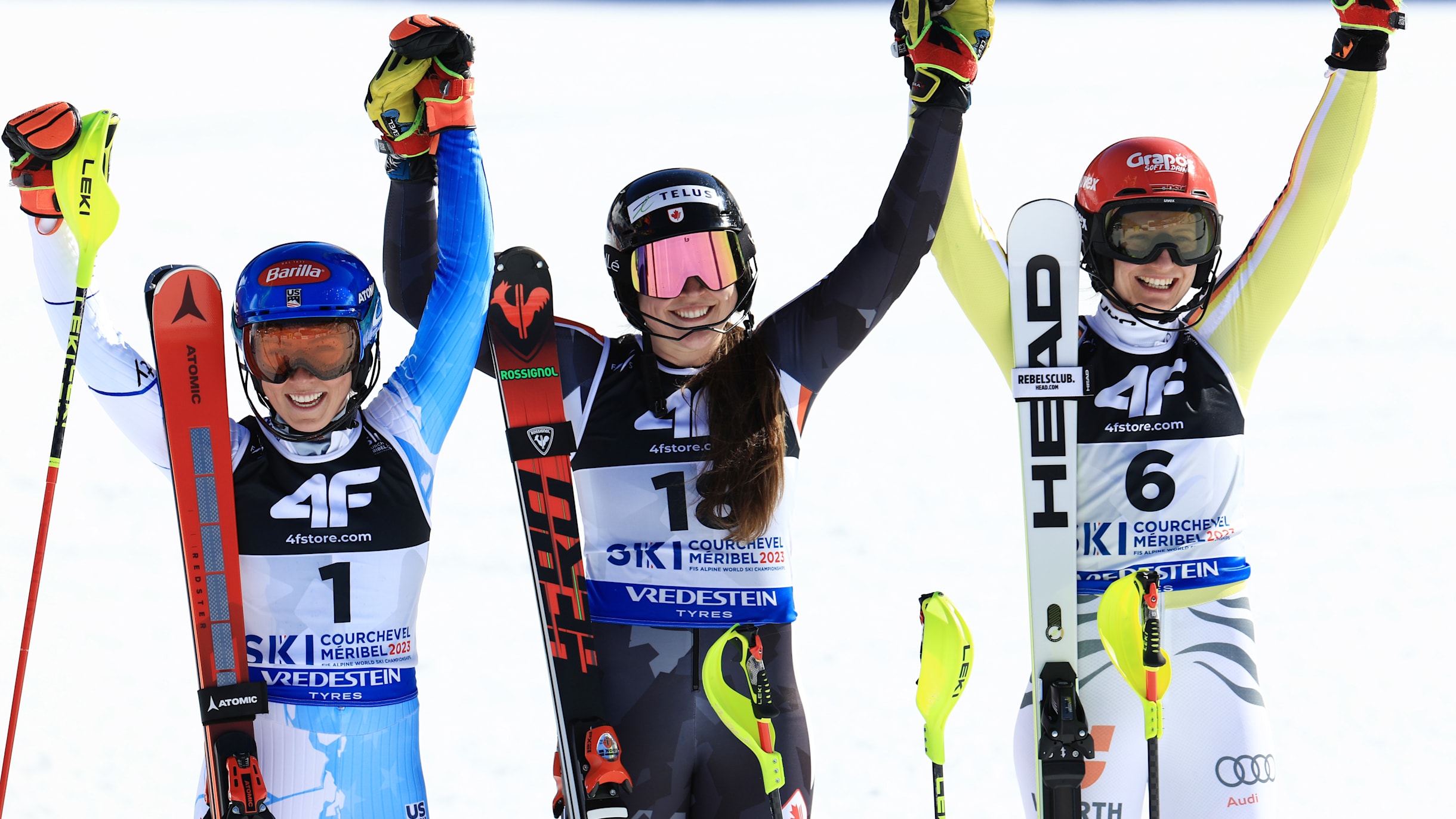 Laurence St-Germain stuns Mikaela Shiffrin to take slalom world title