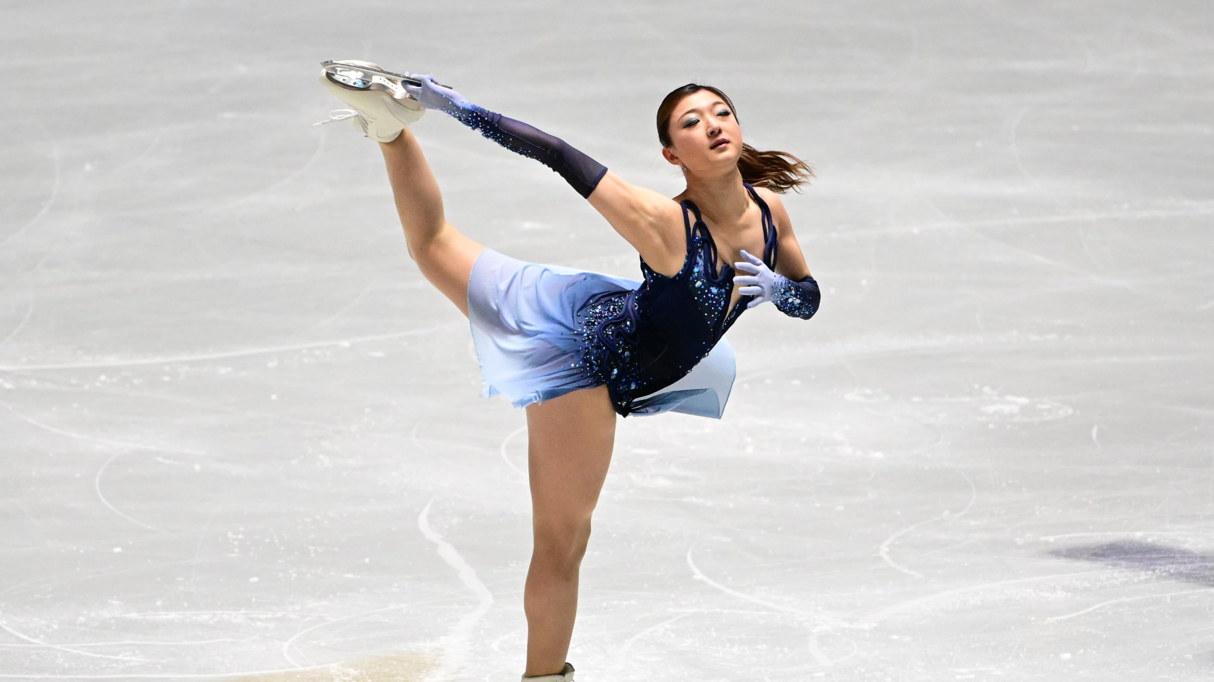 フィギュアスケート 坂本花織が堂々首位発進「珍しく試合が楽しかった