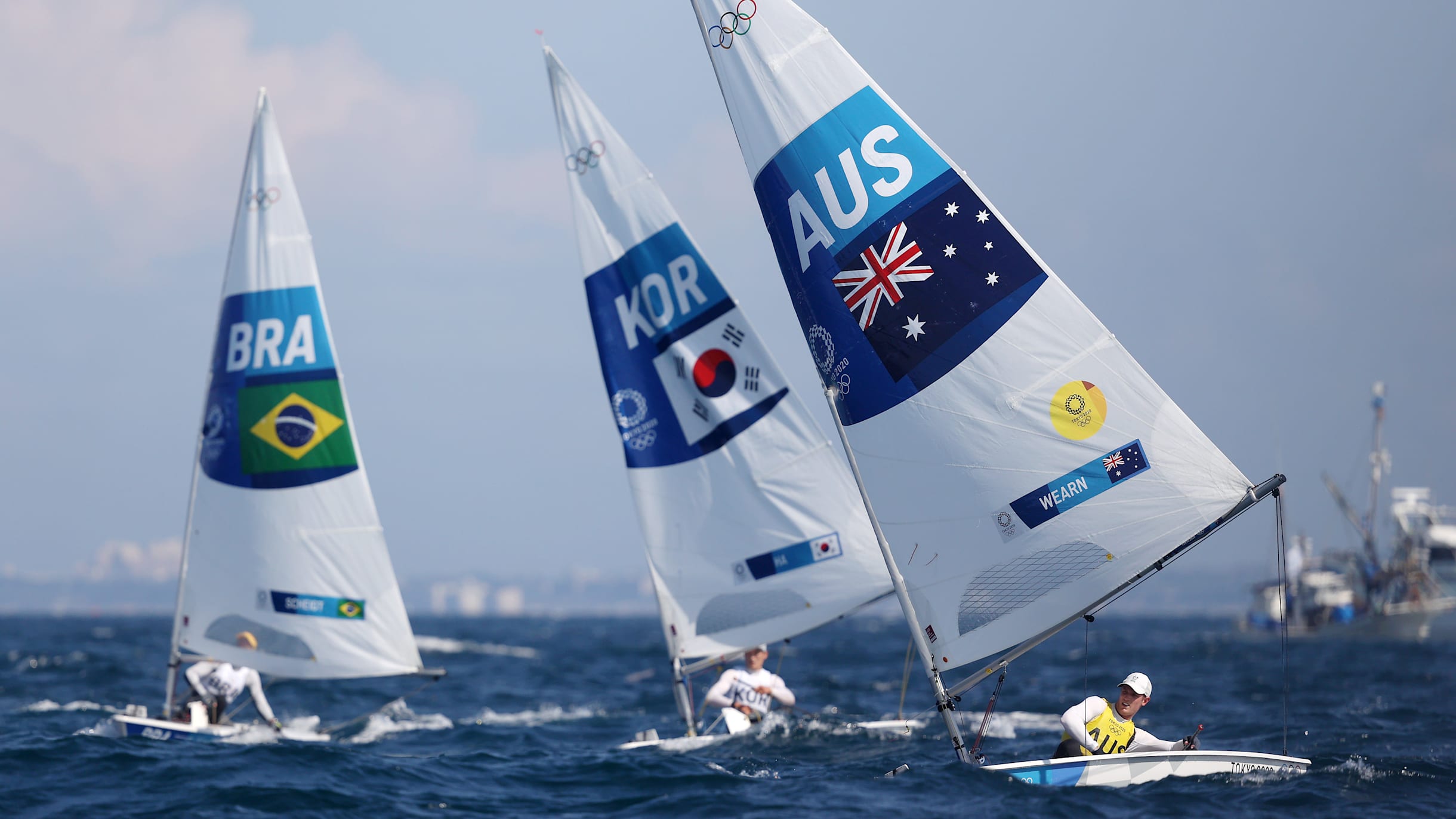 Equipe Brasileira de Vela inicia evento-teste de Paris-2024