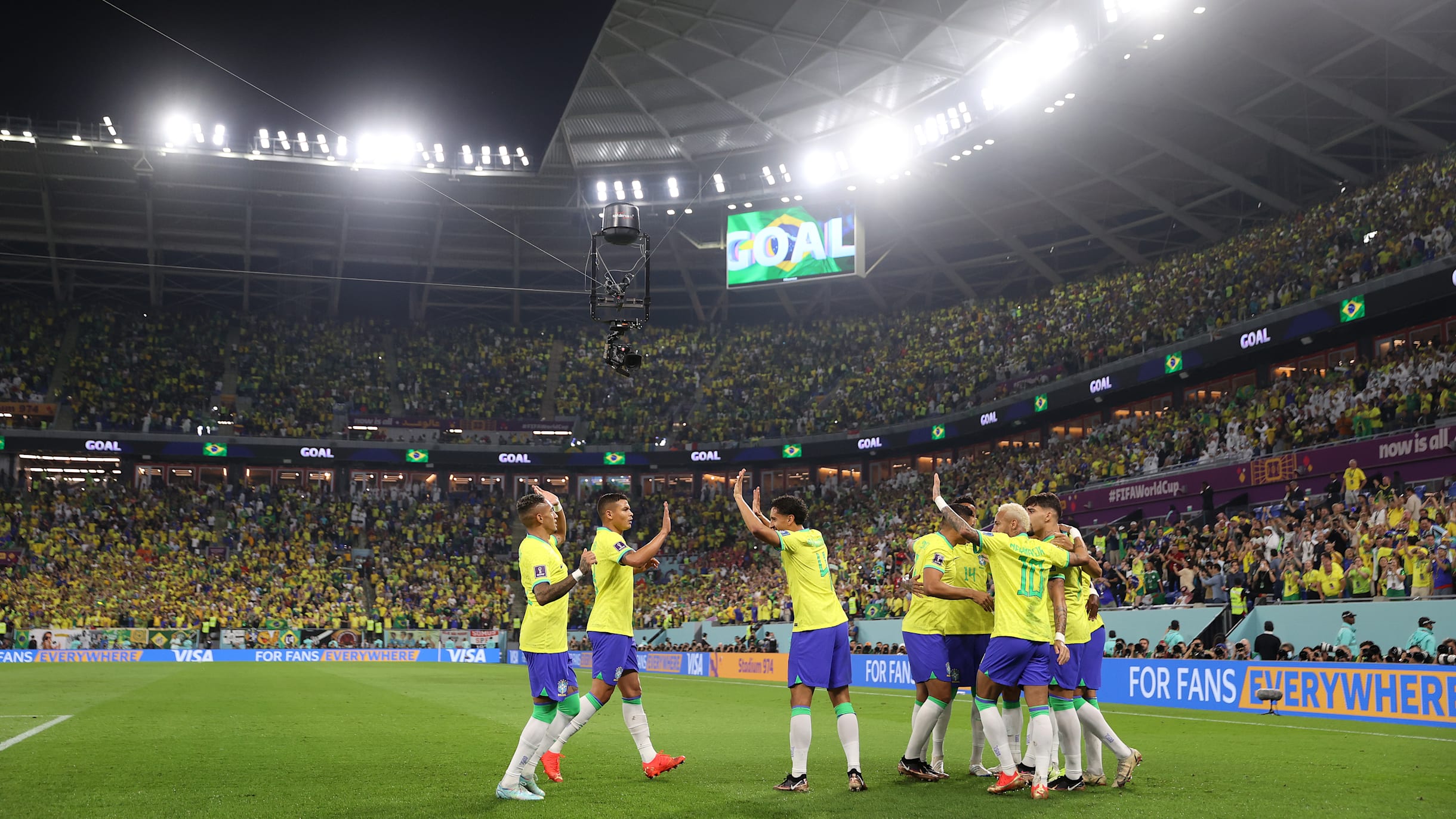  World Cup 2014 Brazil Official Match Football Replica Size 5 :  Sports & Outdoors