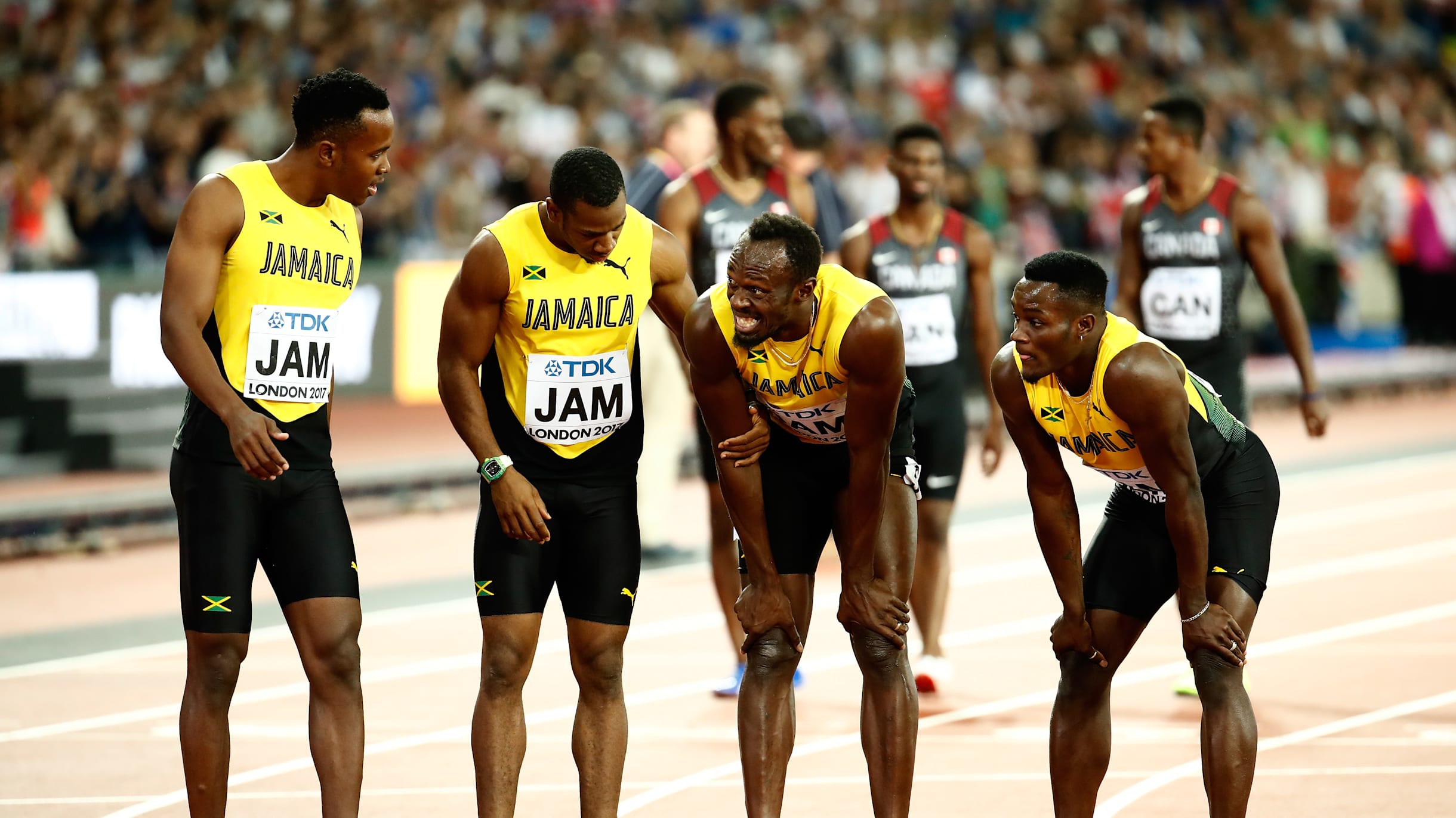 Jamaican shop running team