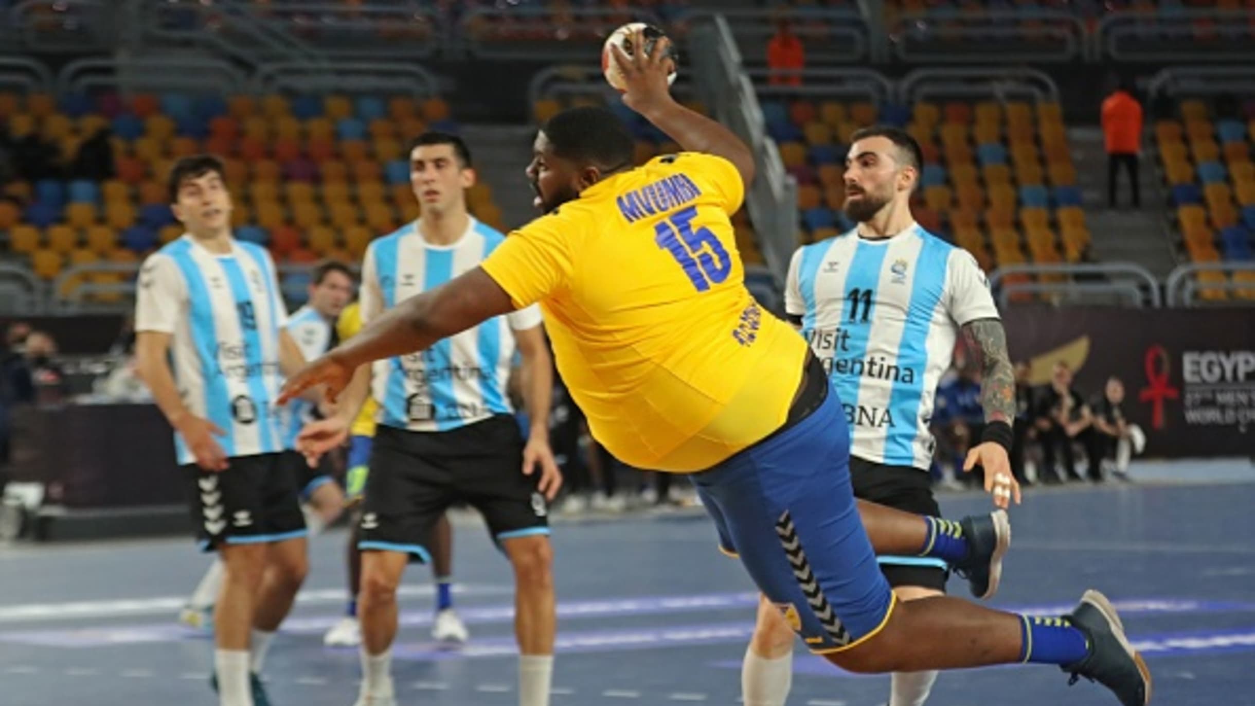 Congos handball star Mvumbi gets shout-out from Shaq