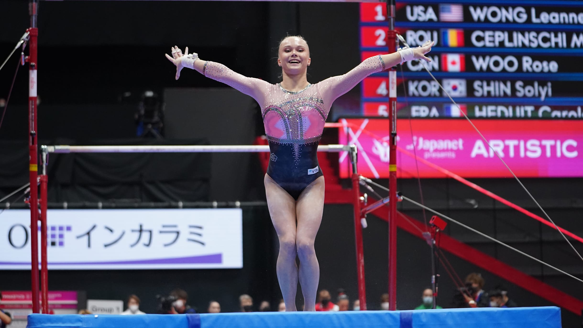 体操】世界選手権女子個人総合決勝：東京五輪銅メダルのアンジェリーナ