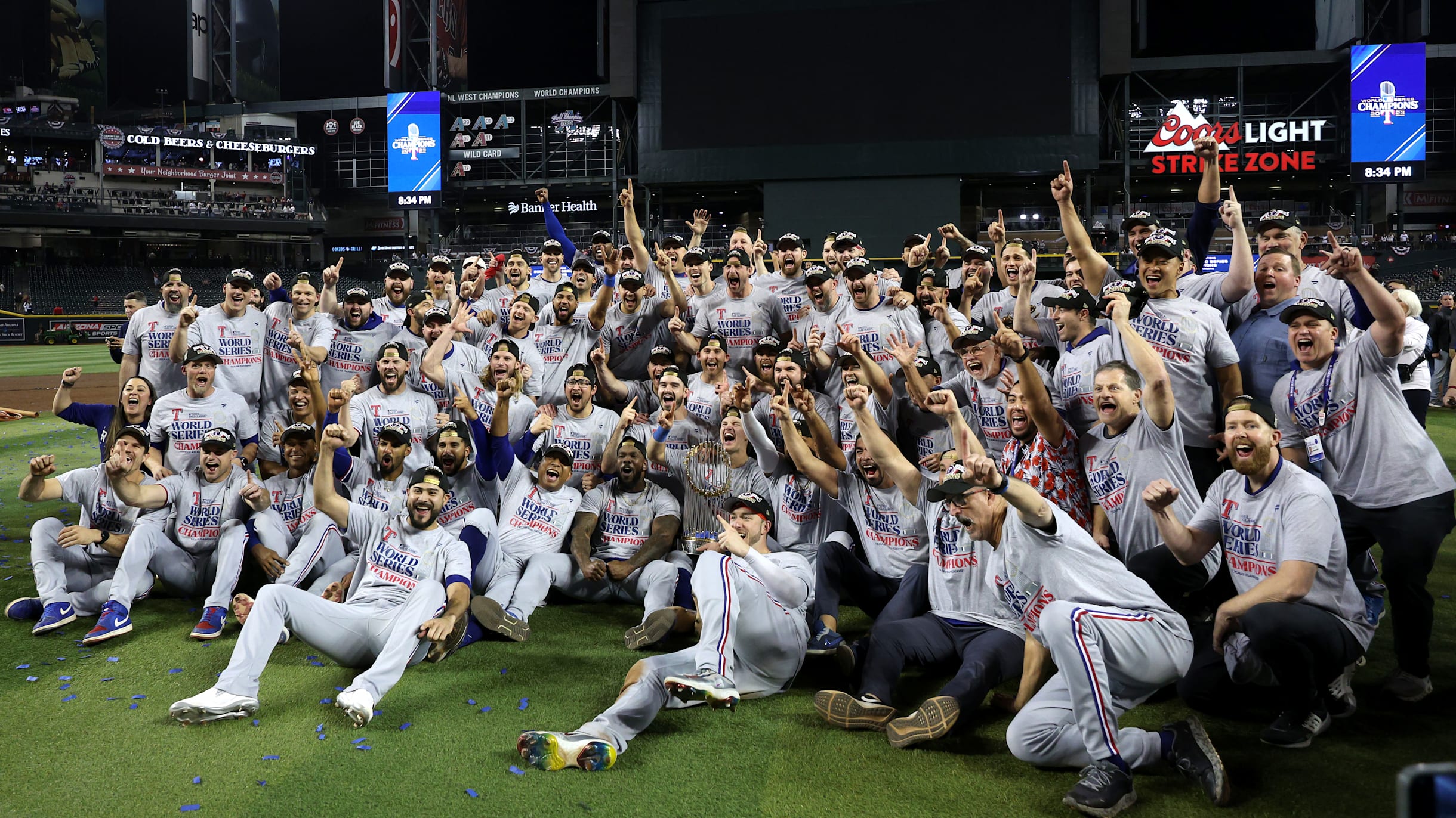 These resilient Rangers can go no higher. For first time, they are World  Series champions