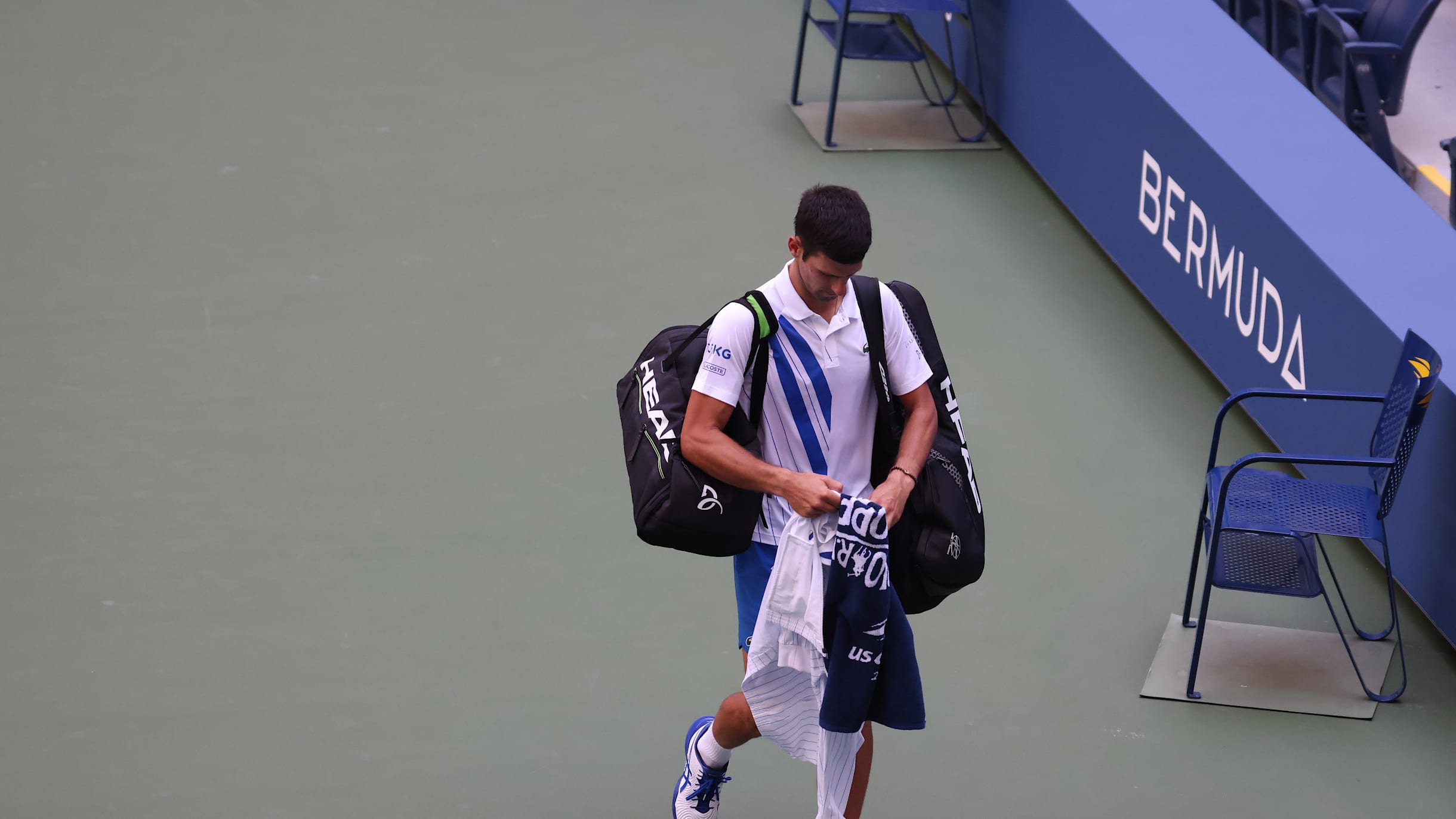 Novak Djokovic disqualified from US Open after hitting line judge with ball, US Open Tennis 2020