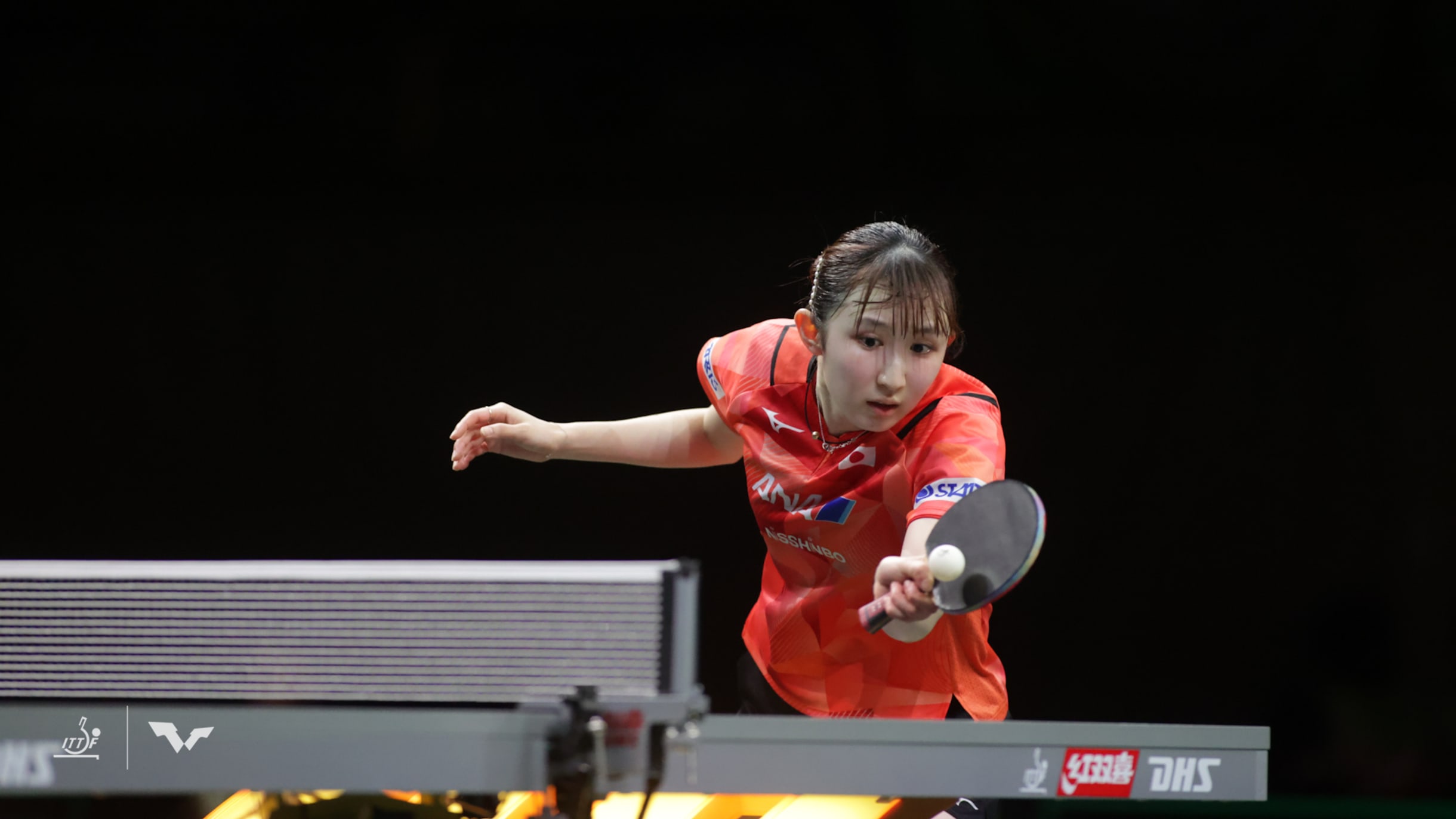 卓球】勝利の瞬間ほえた！早田ひなが中国選手に逆転勝利 2大会