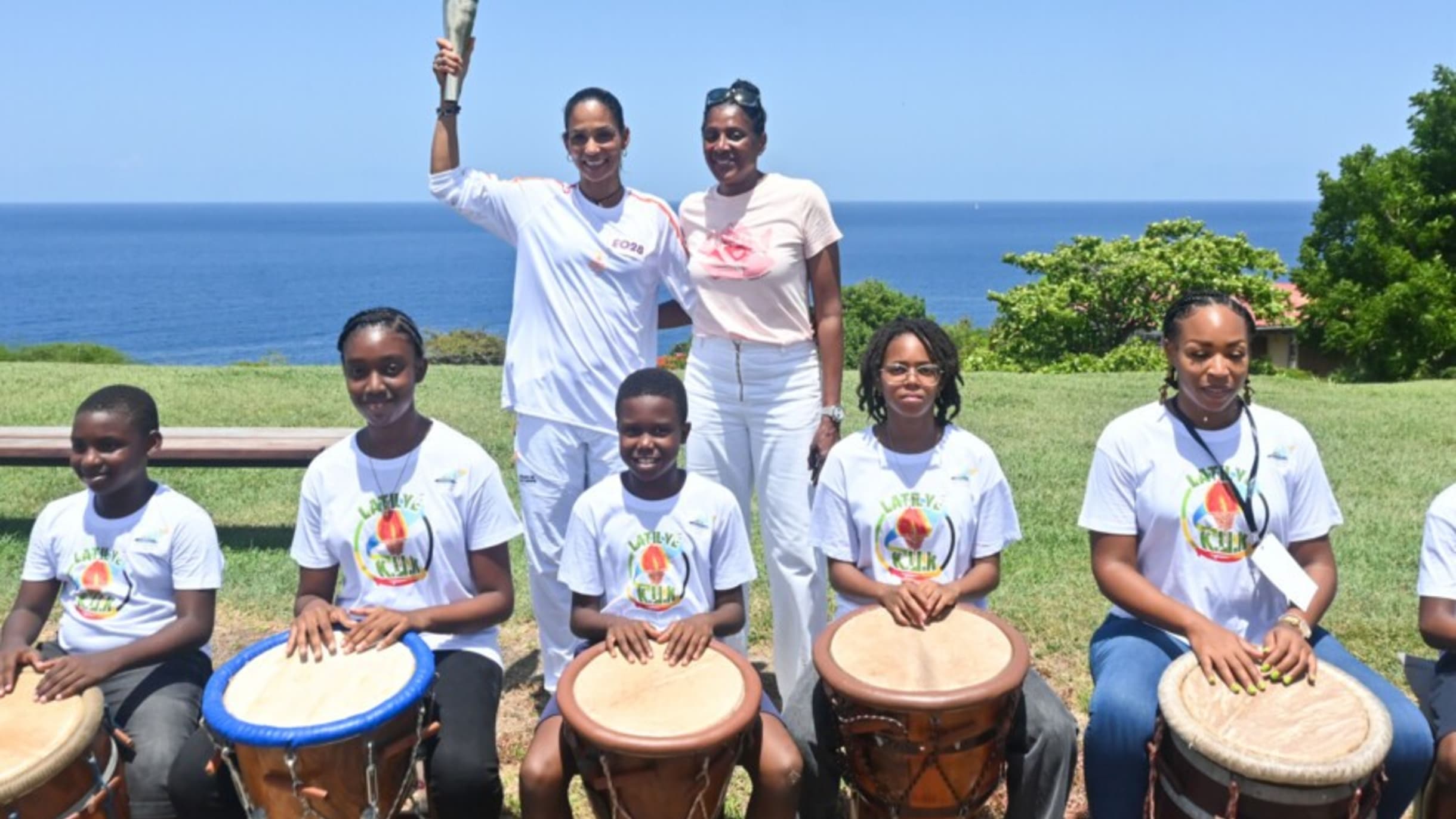 Celebrations like never before in Guadeloupe for the Olympic Torch