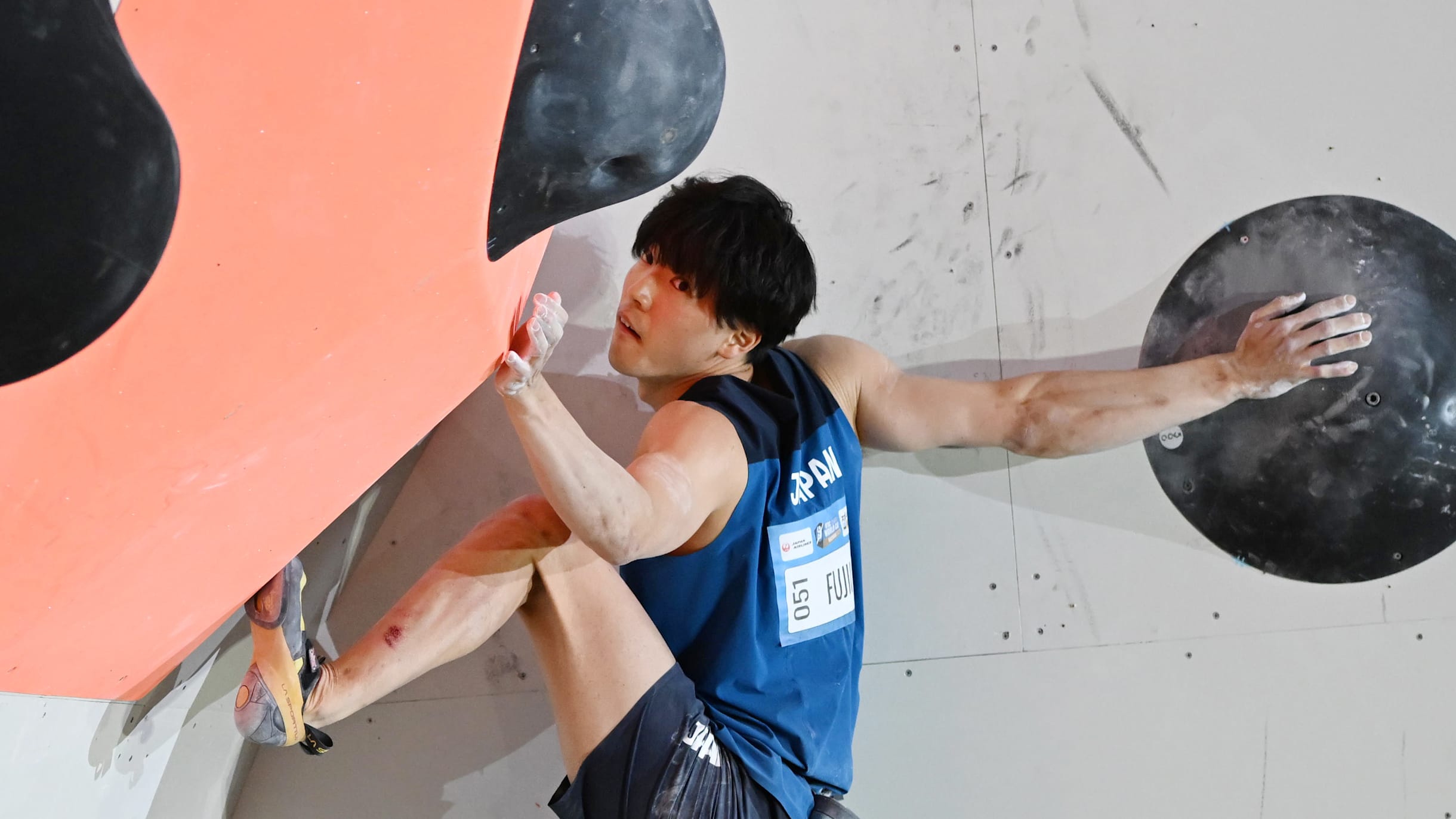 決勝進出の藤井快と安楽宙斗、惜しくもメダル逃す｜IFSCボルダー