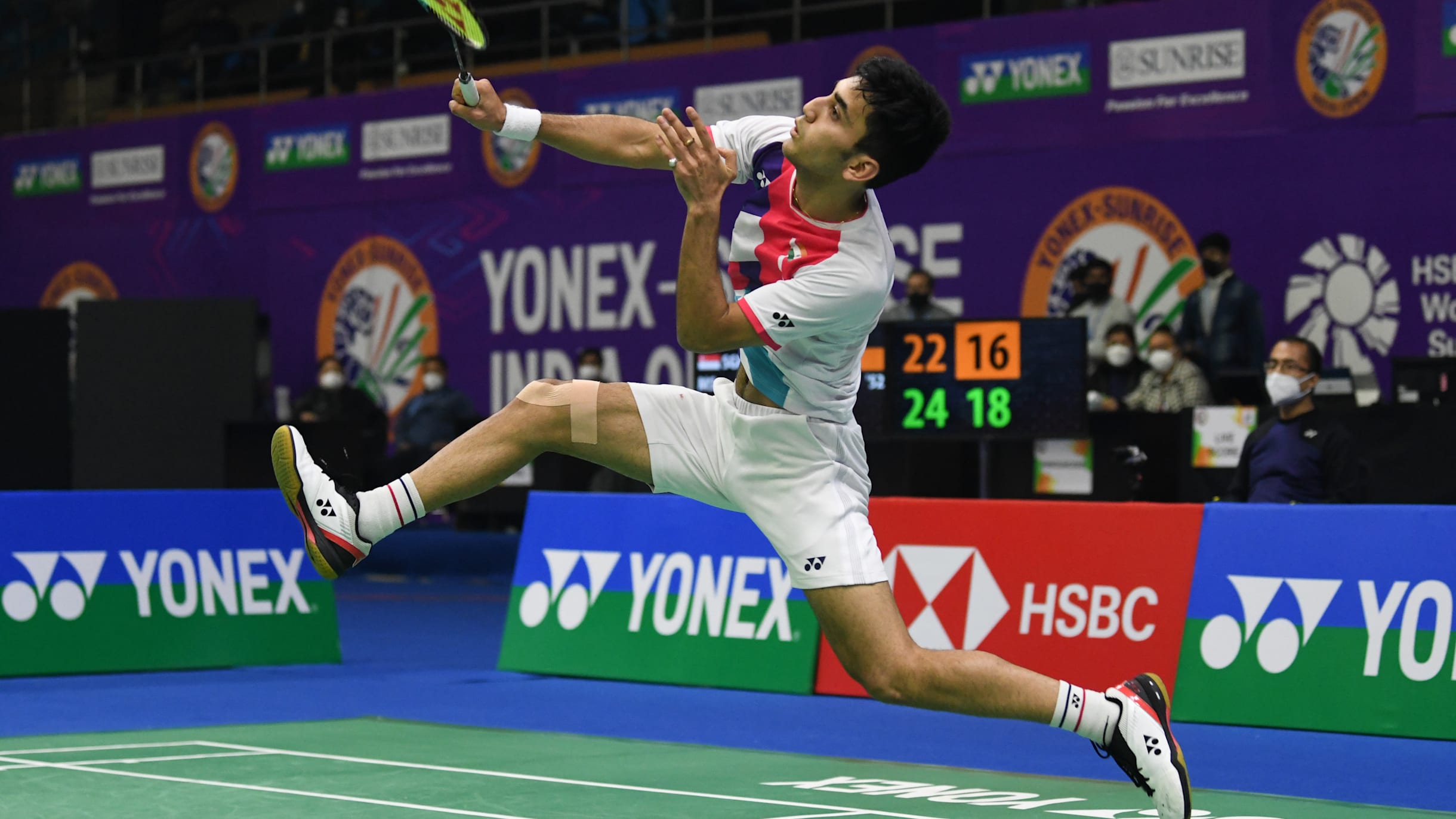 Indonesia Masters badminton 2023 Lakshya Sen vs Jonatan Christie quarter-finals result and scores