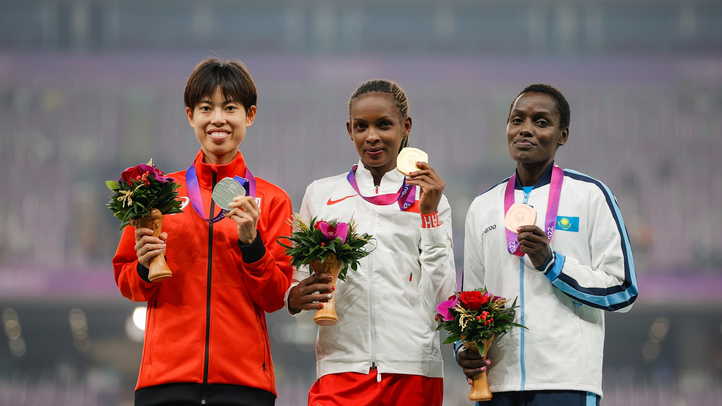 廣中璃梨佳、女子10000mで銀メダル｜アジア競技大会・杭州、陸上競技