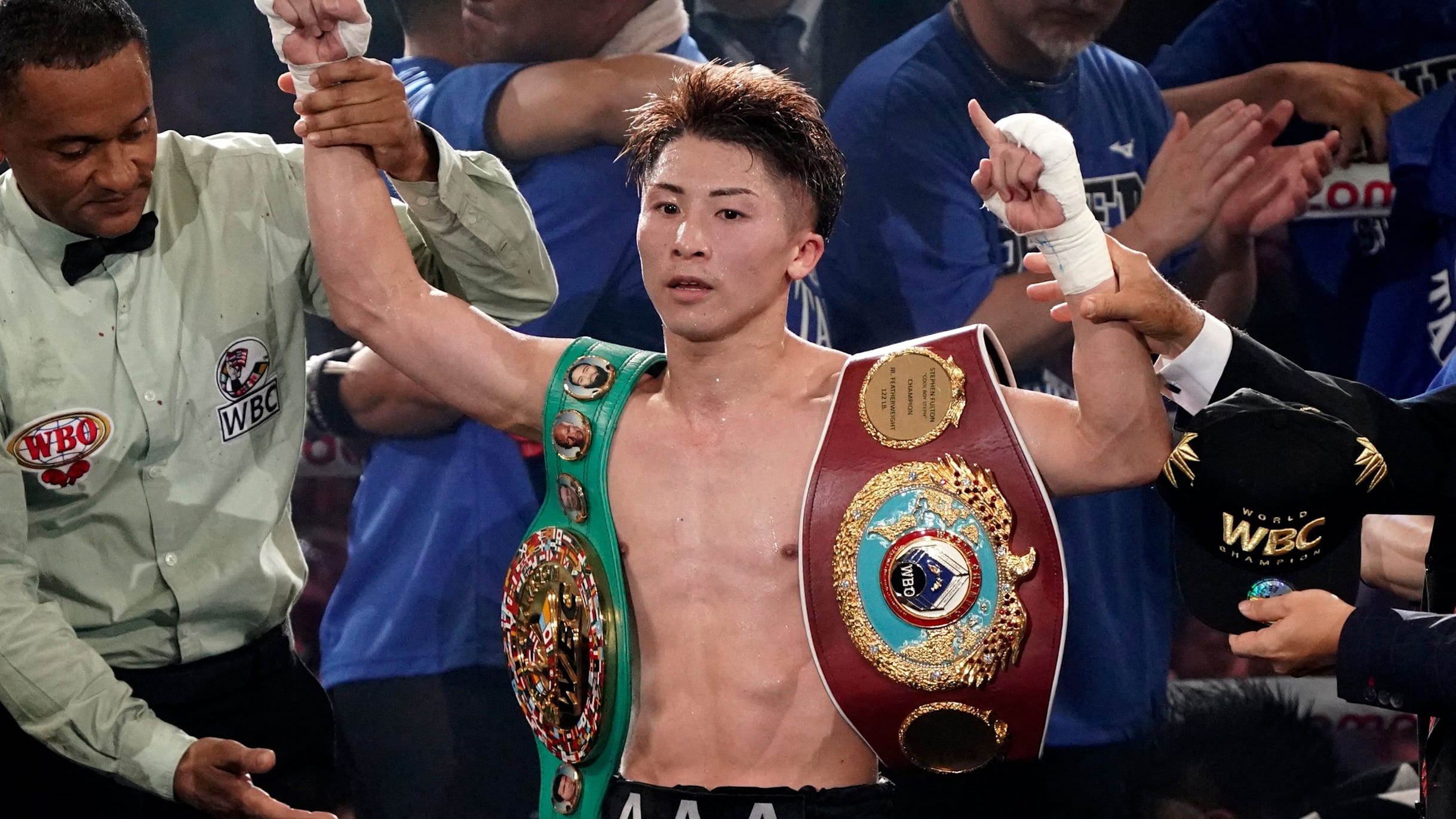 井上尚弥が4階級制覇...フルトンに8回TKO勝ち｜ボクシングWBC・WBO世界